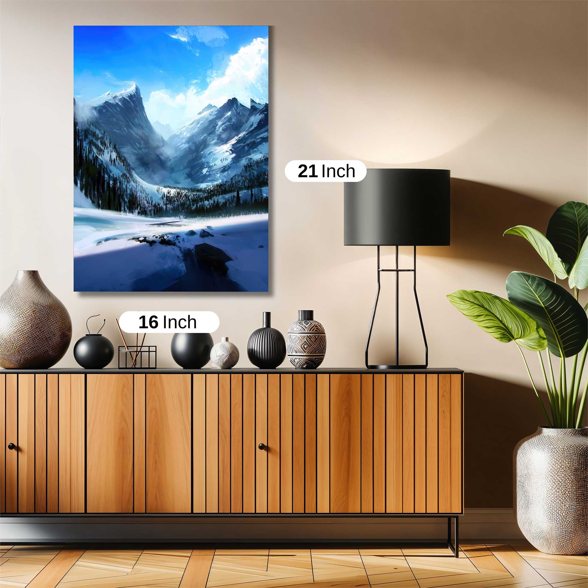 Mountain Serenity Safe Wall Magnetic / M