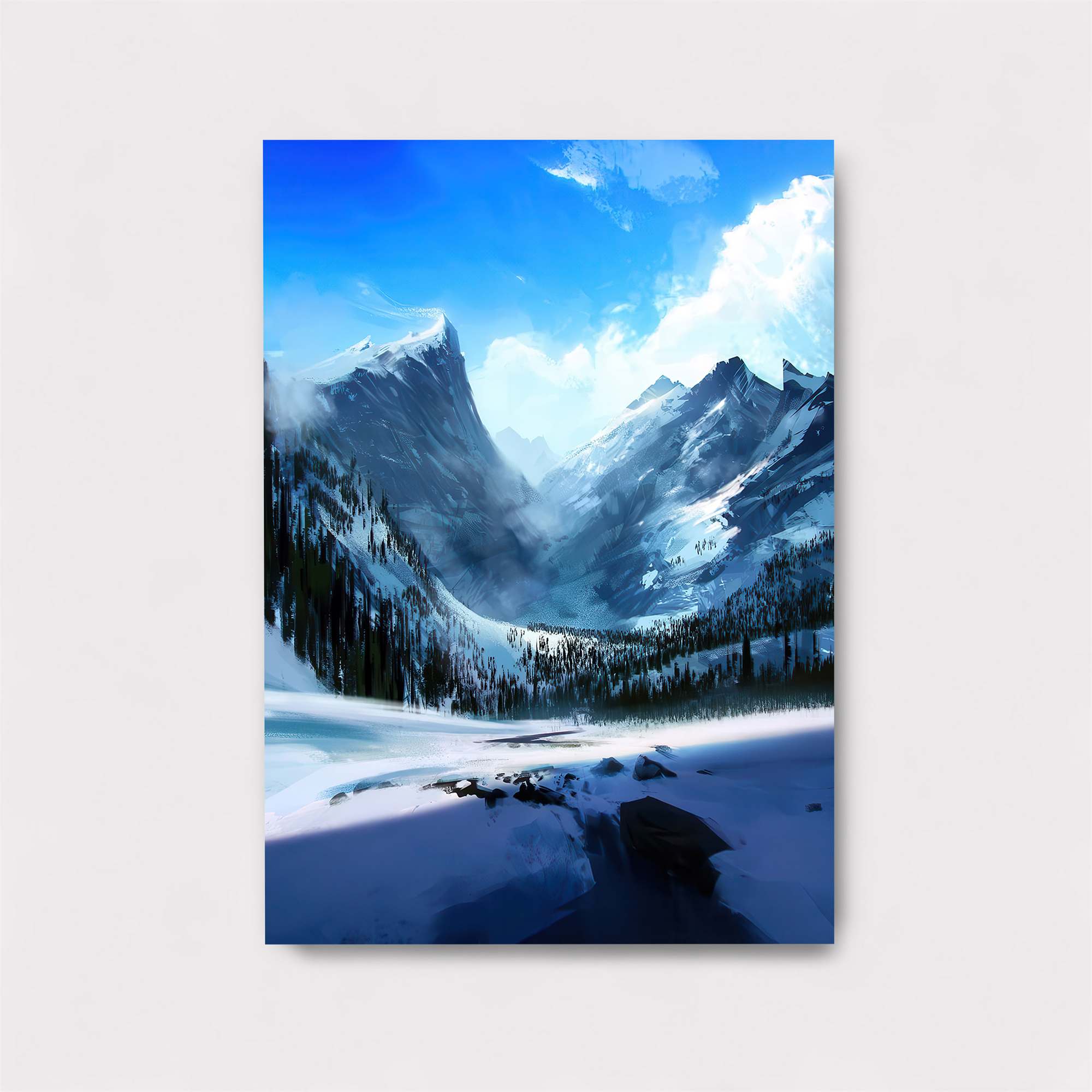 Mountain Serenity Safe Wall Magnetic / M