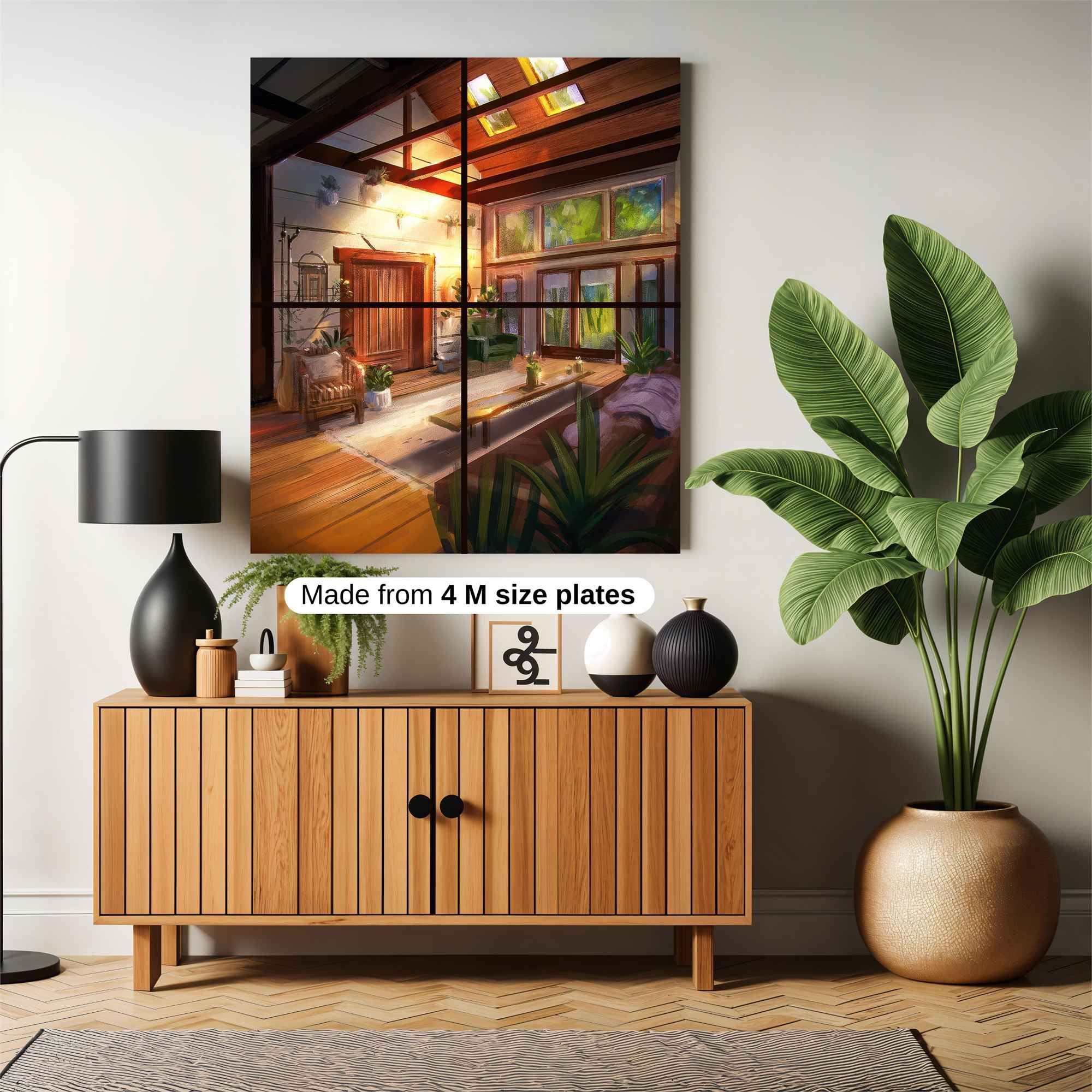 Sunlit Serenity Safe Wall Magnetic / M