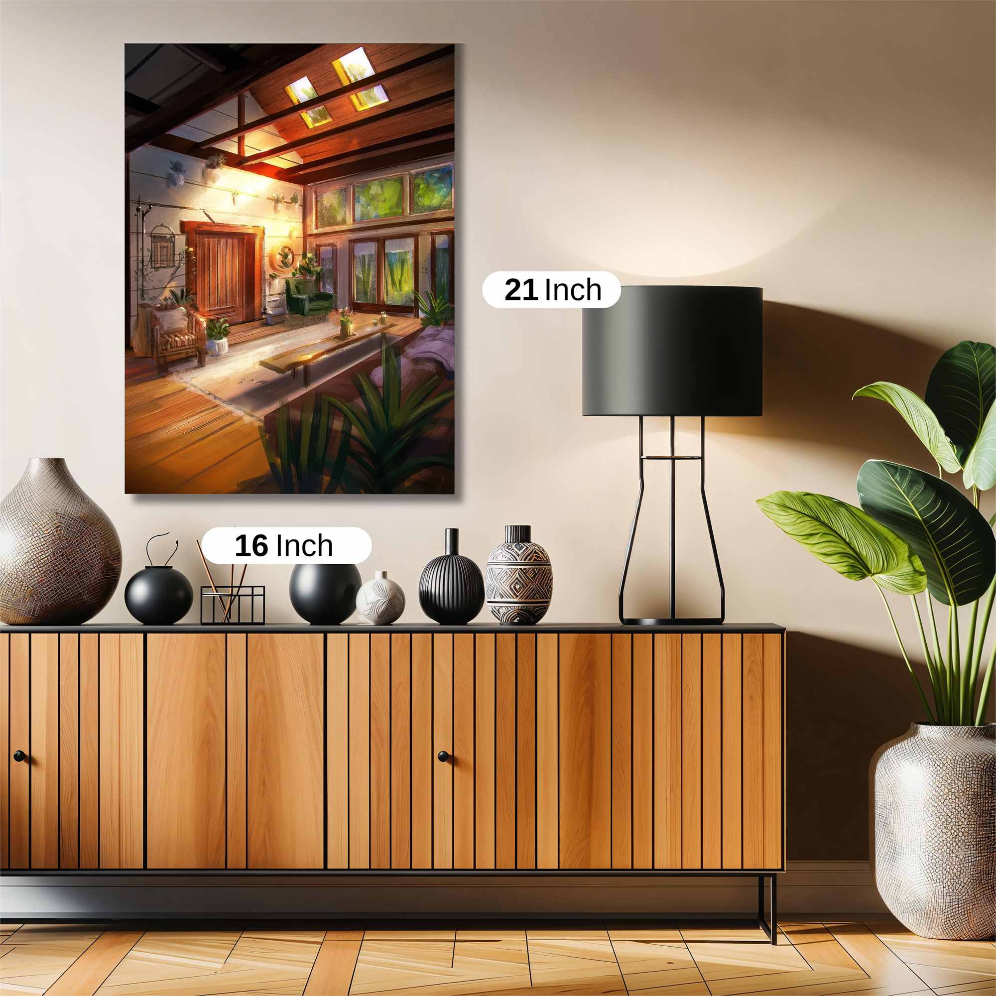 Sunlit Serenity Safe Wall Magnetic / M