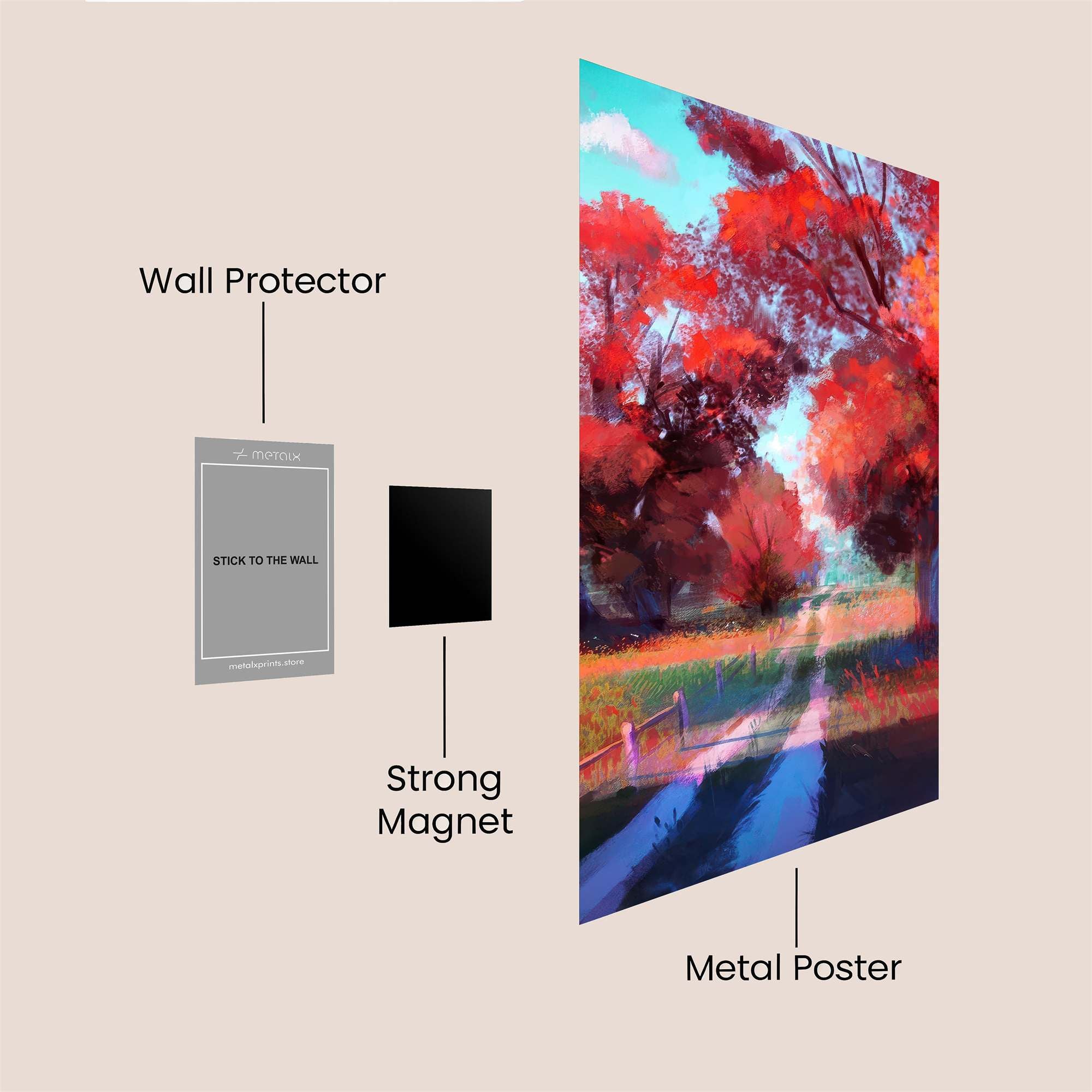 Autumn Radiance Safe Wall Magnetic / M