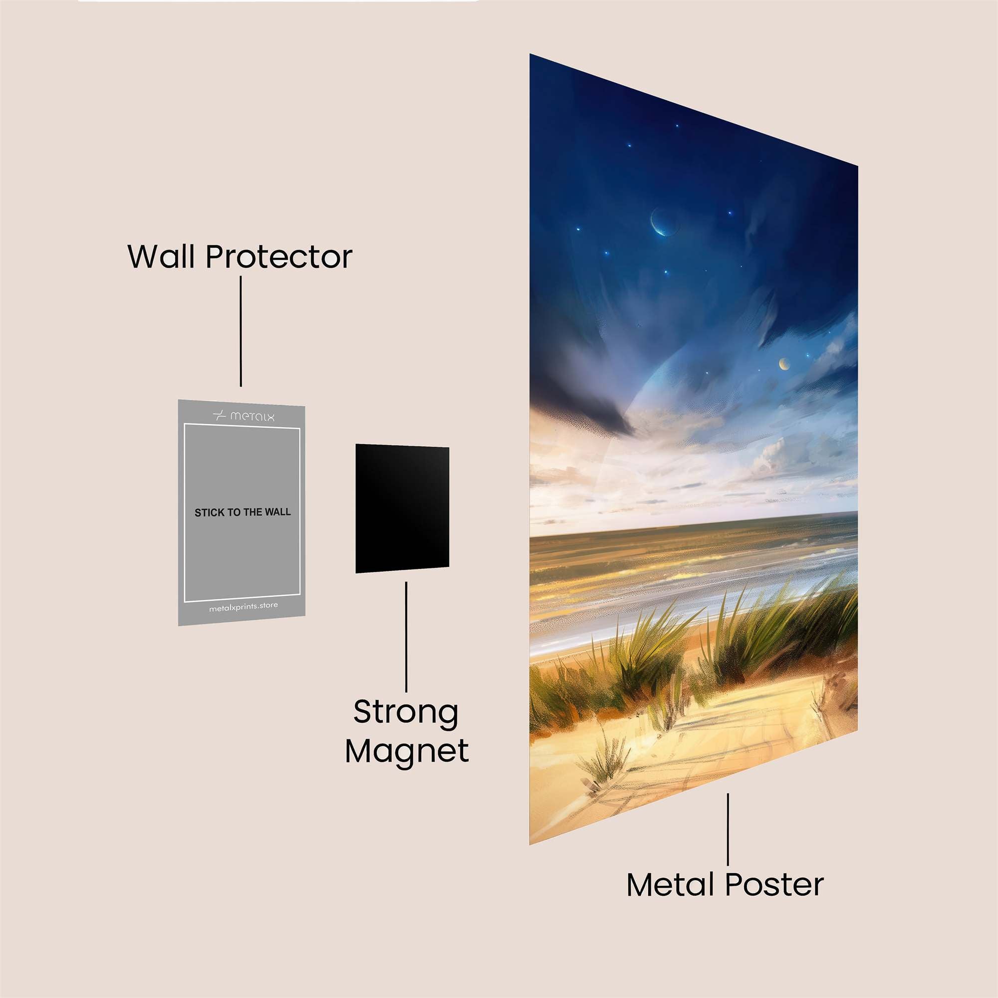 Starlit Serenity Safe Wall Magnetic / M