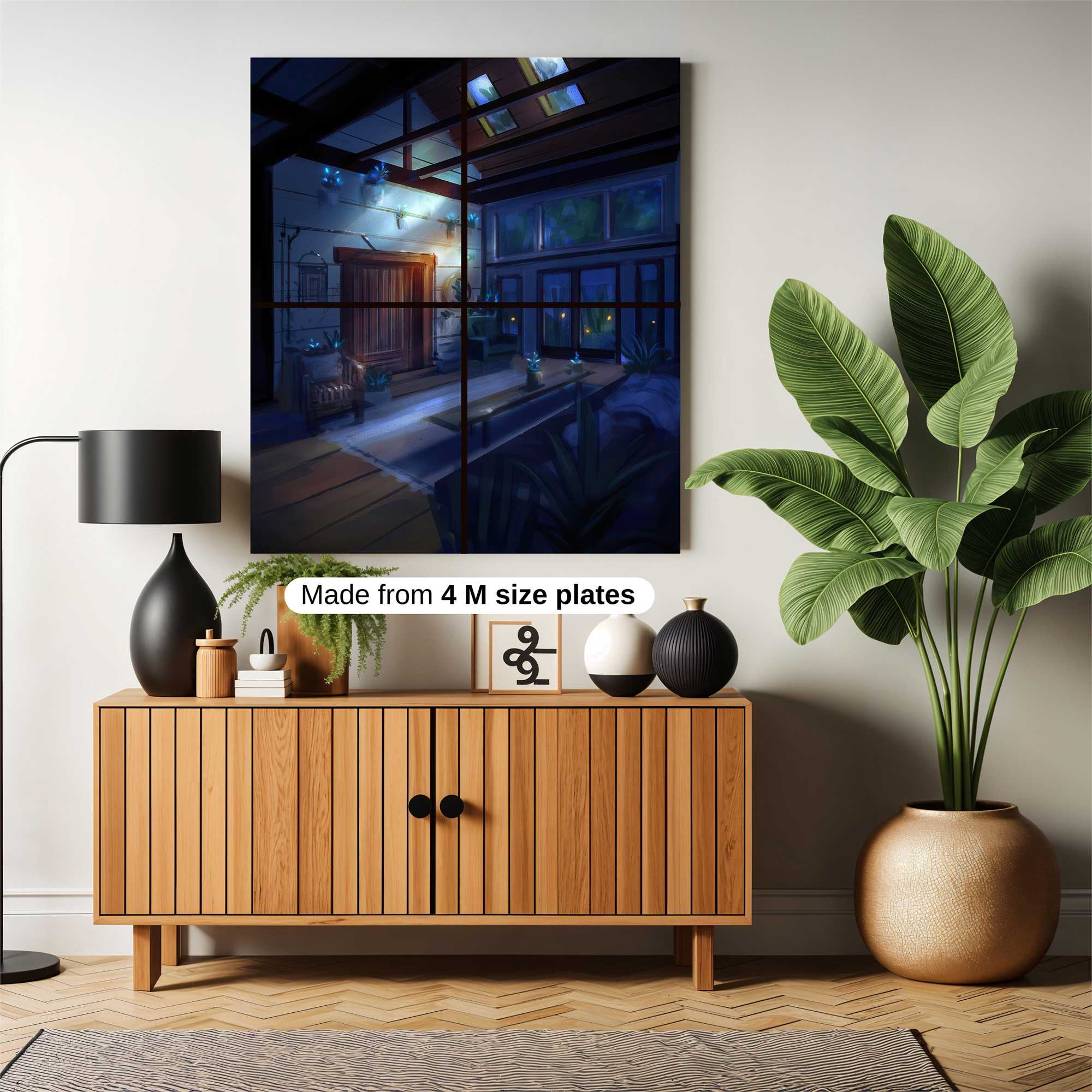 Moonlit Retreat Safe Wall Magnetic / M