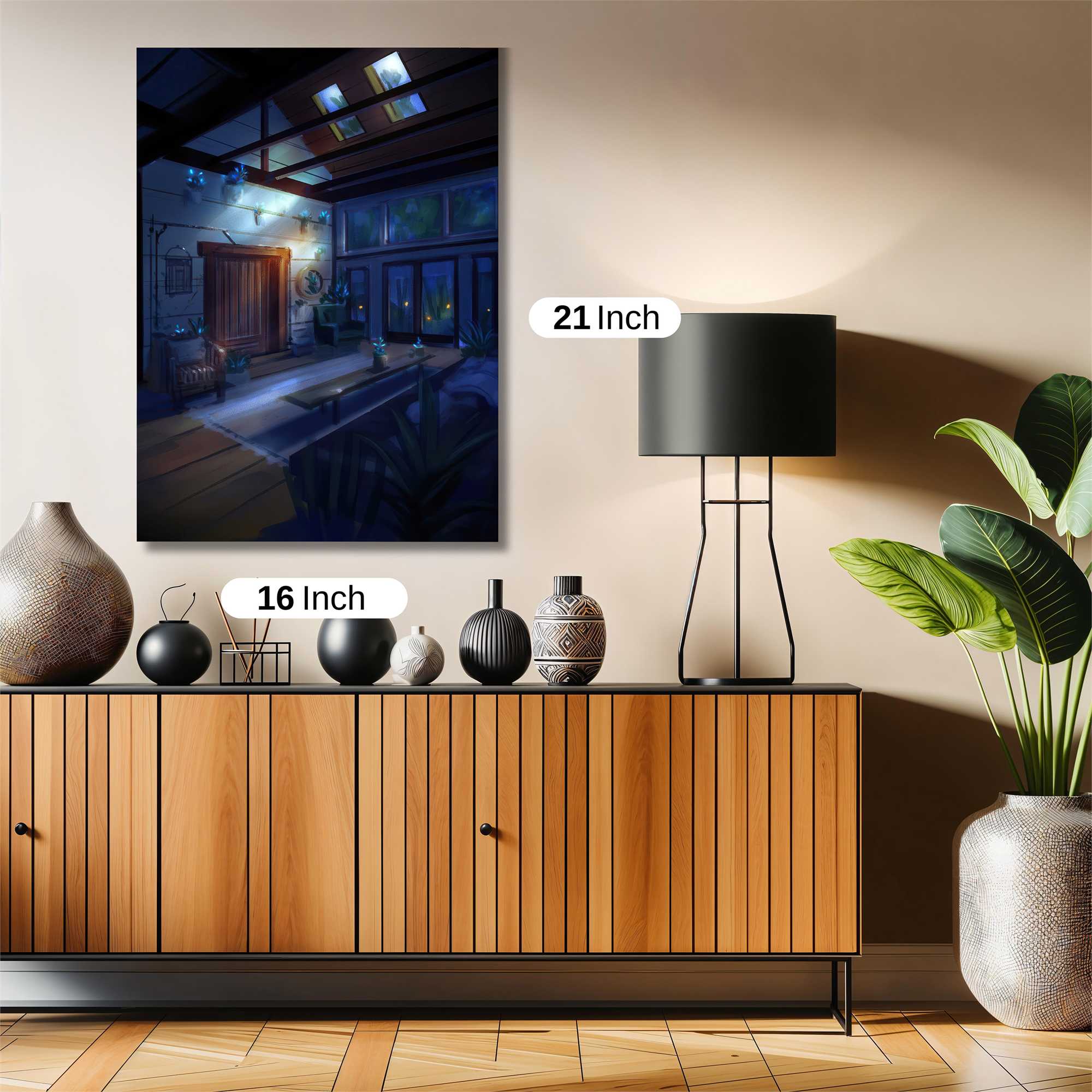 Moonlit Retreat Safe Wall Magnetic / M