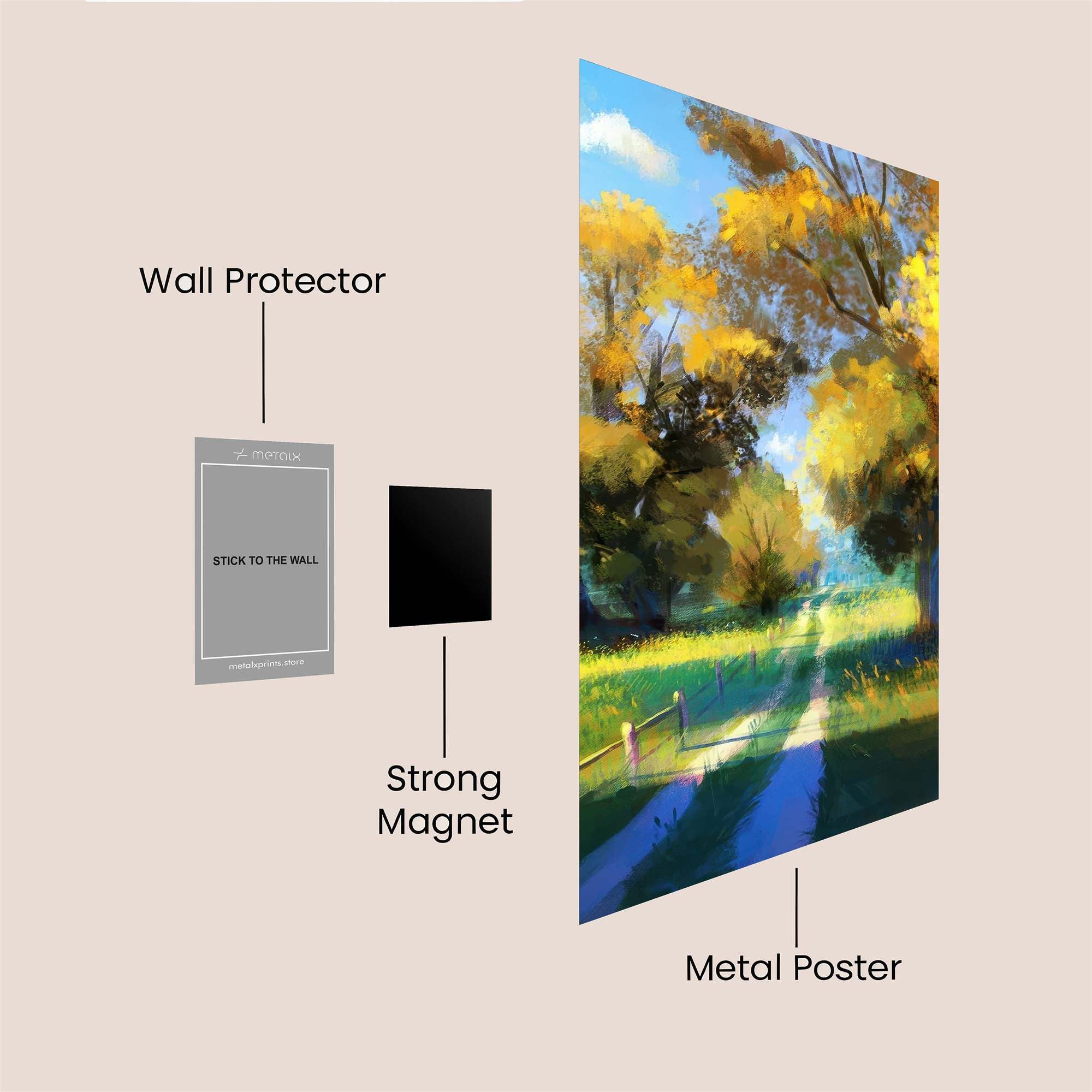 Autumn Serenity Safe Wall Magnetic / M