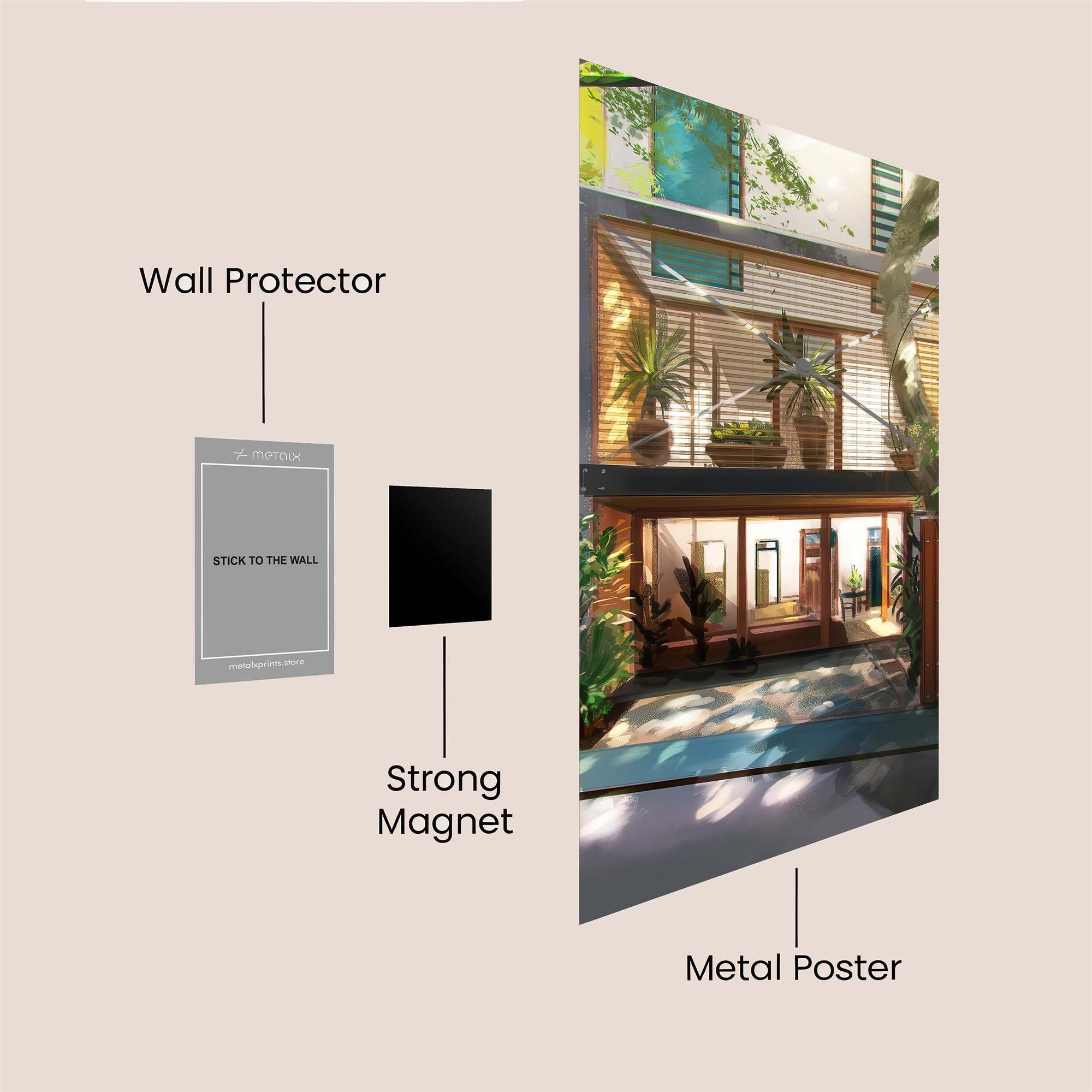 Jungle Haven Safe Wall Magnetic / M