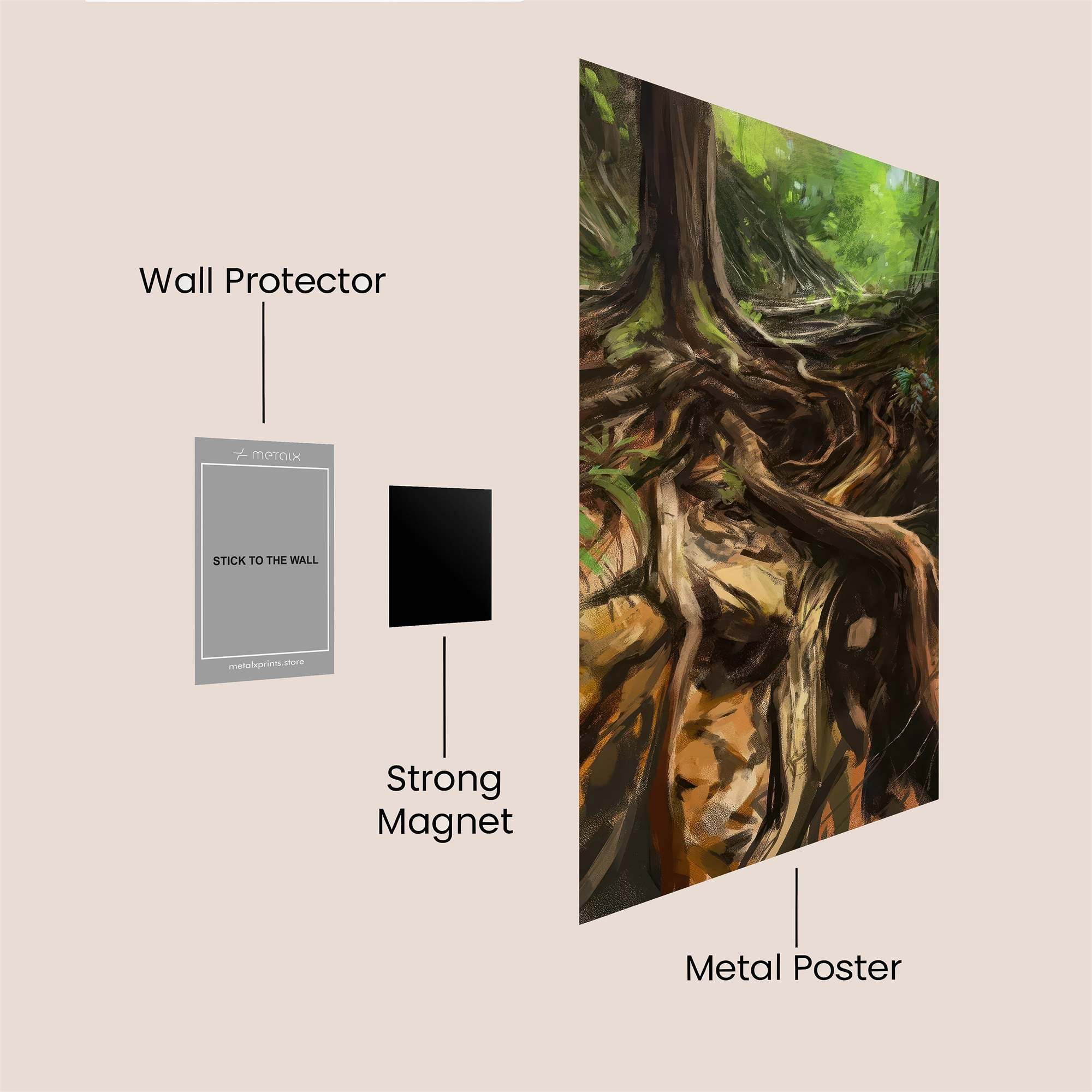 Forest Whispers Safe Wall Magnetic / M