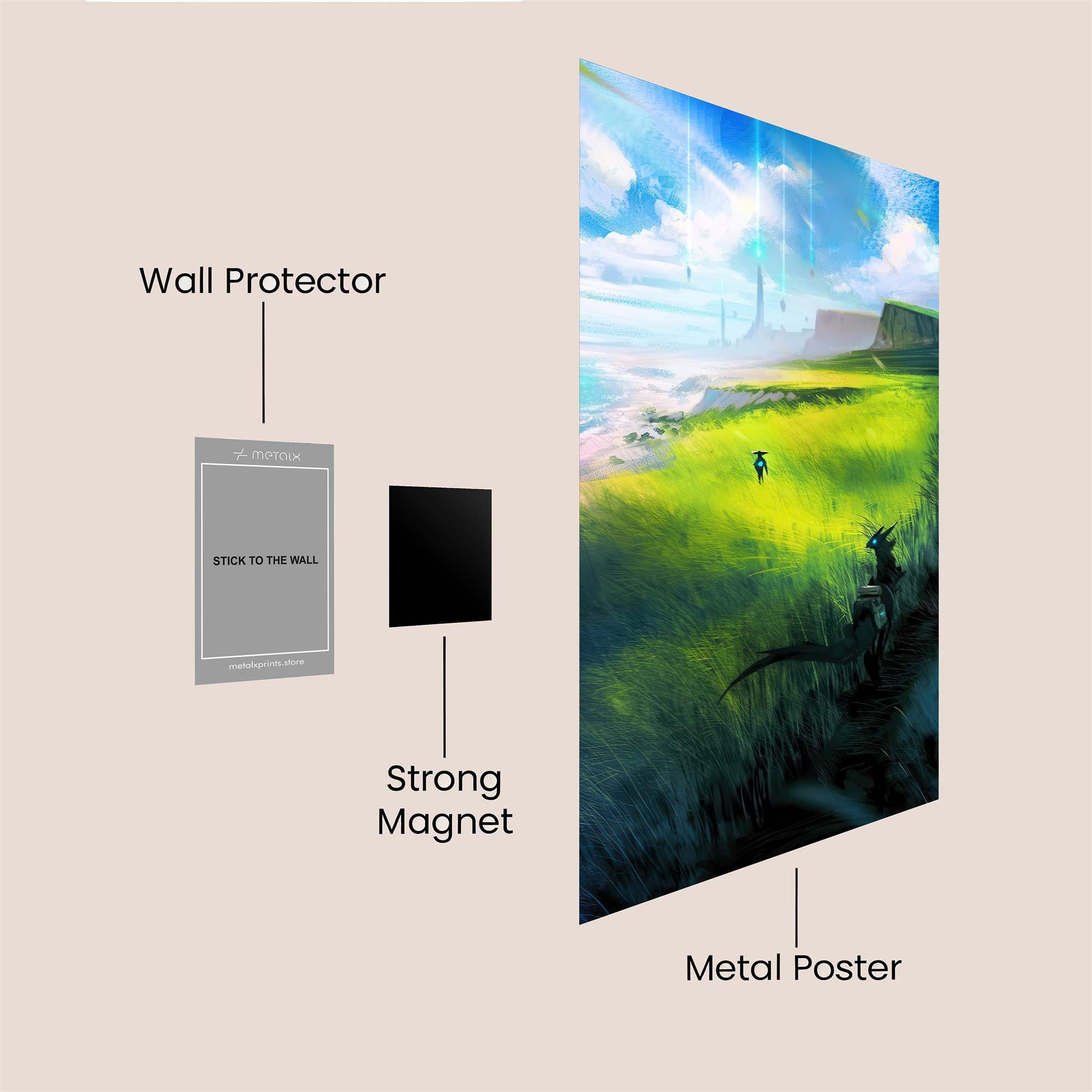 Kangaroo Quest Safe Wall Magnetic / M