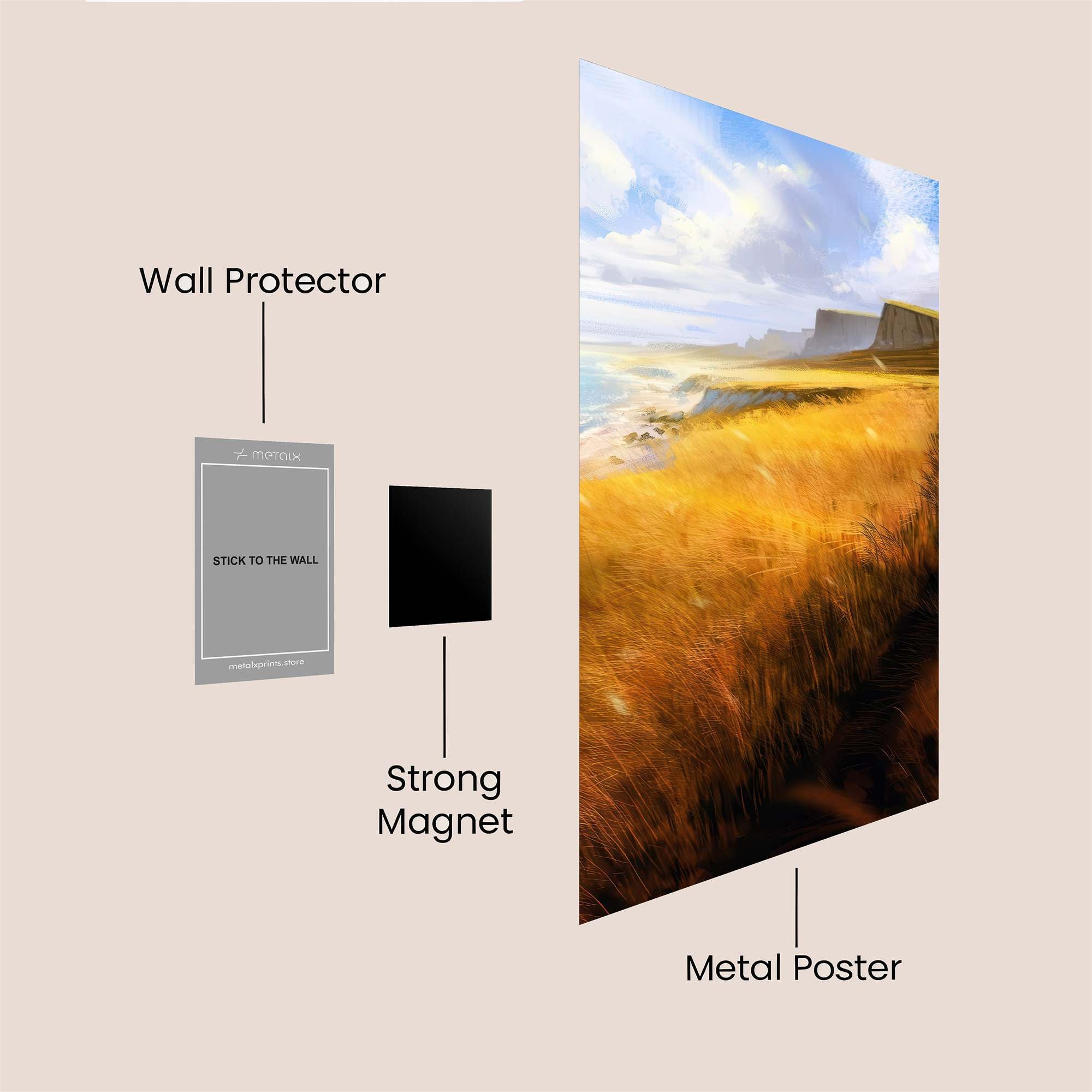 Cliffside Serenity Safe Wall Magnetic / M