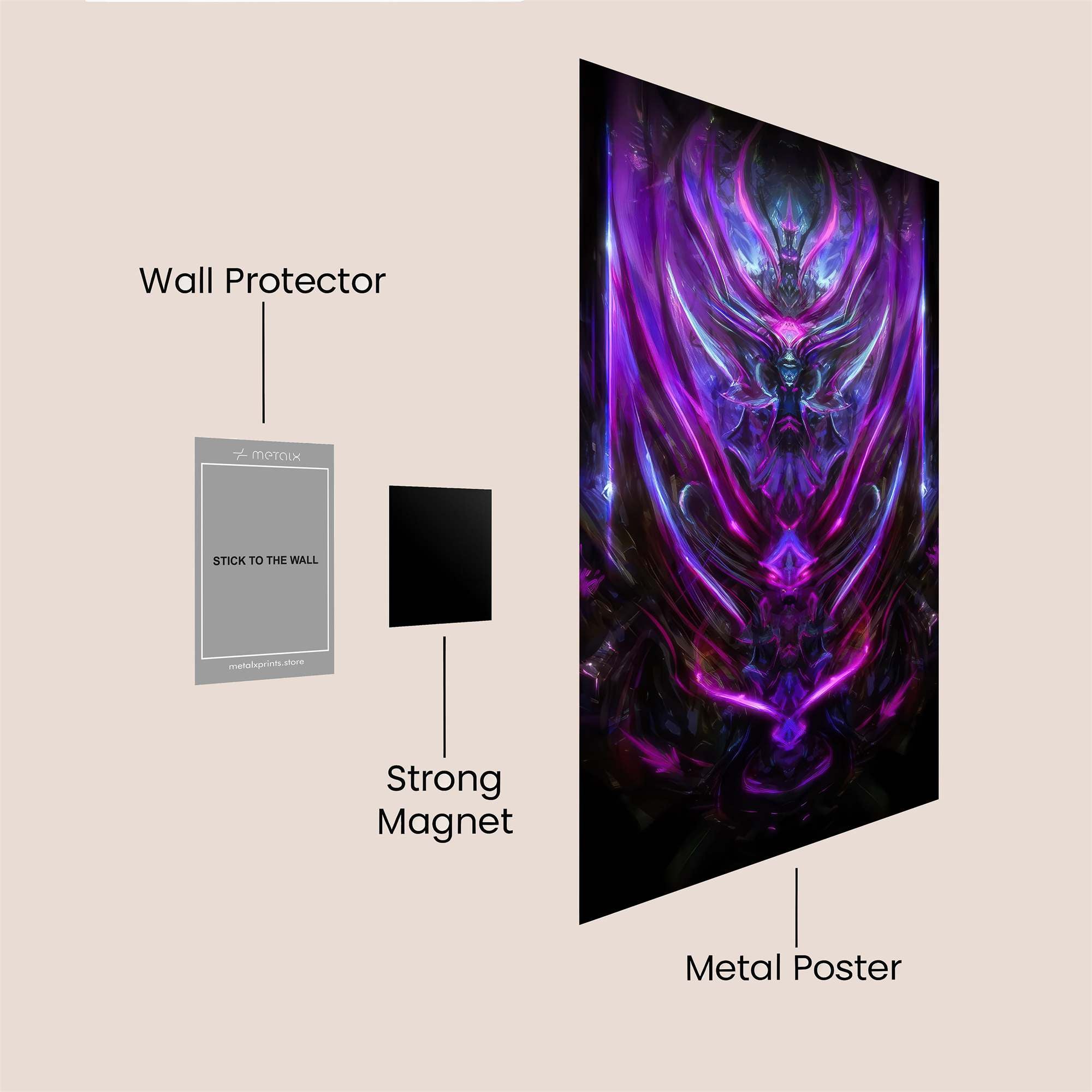Alien Majesty Safe Wall Magnetic / M
