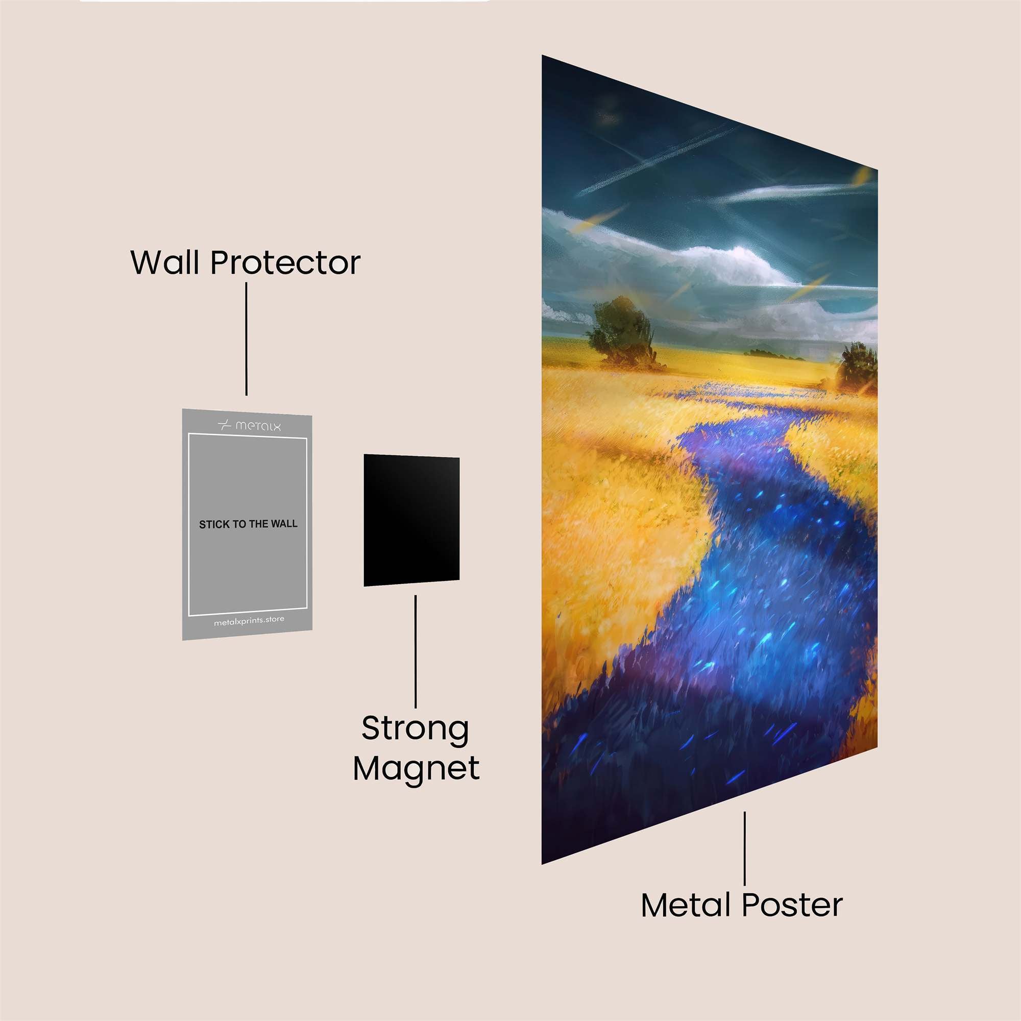 Celestial Stream Safe Wall Magnetic / M