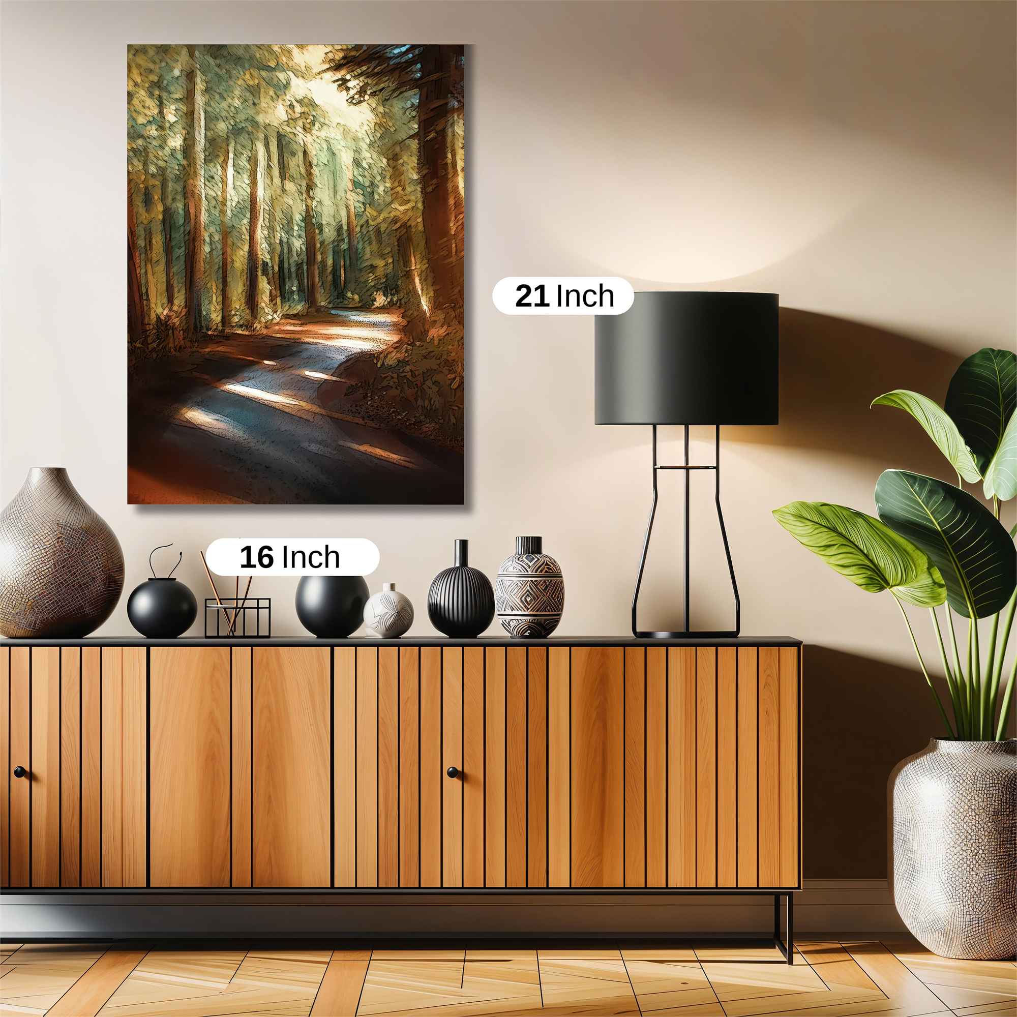 Forest Serenity Safe Wall Magnetic / M