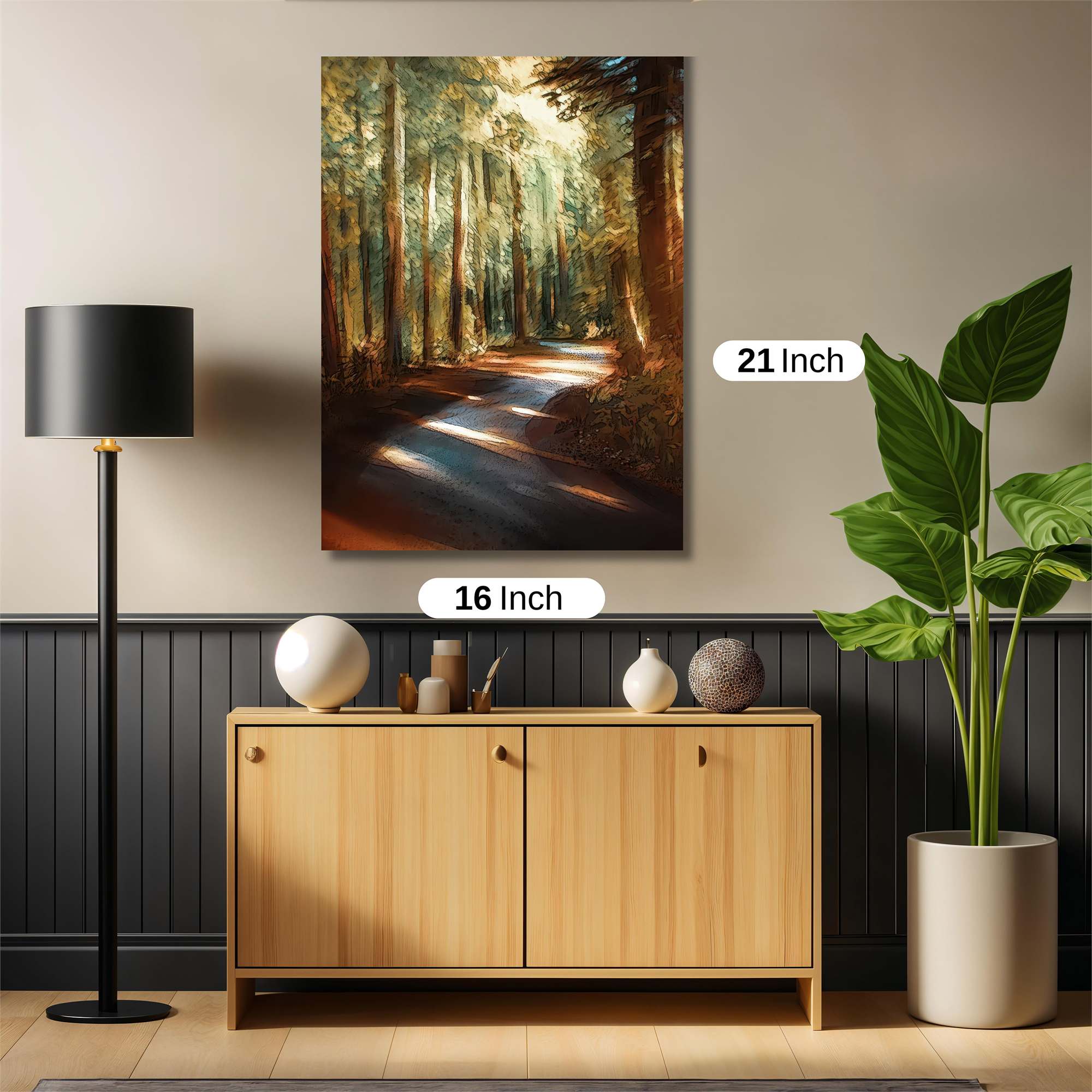 Forest Serenity Safe Wall Magnetic / M