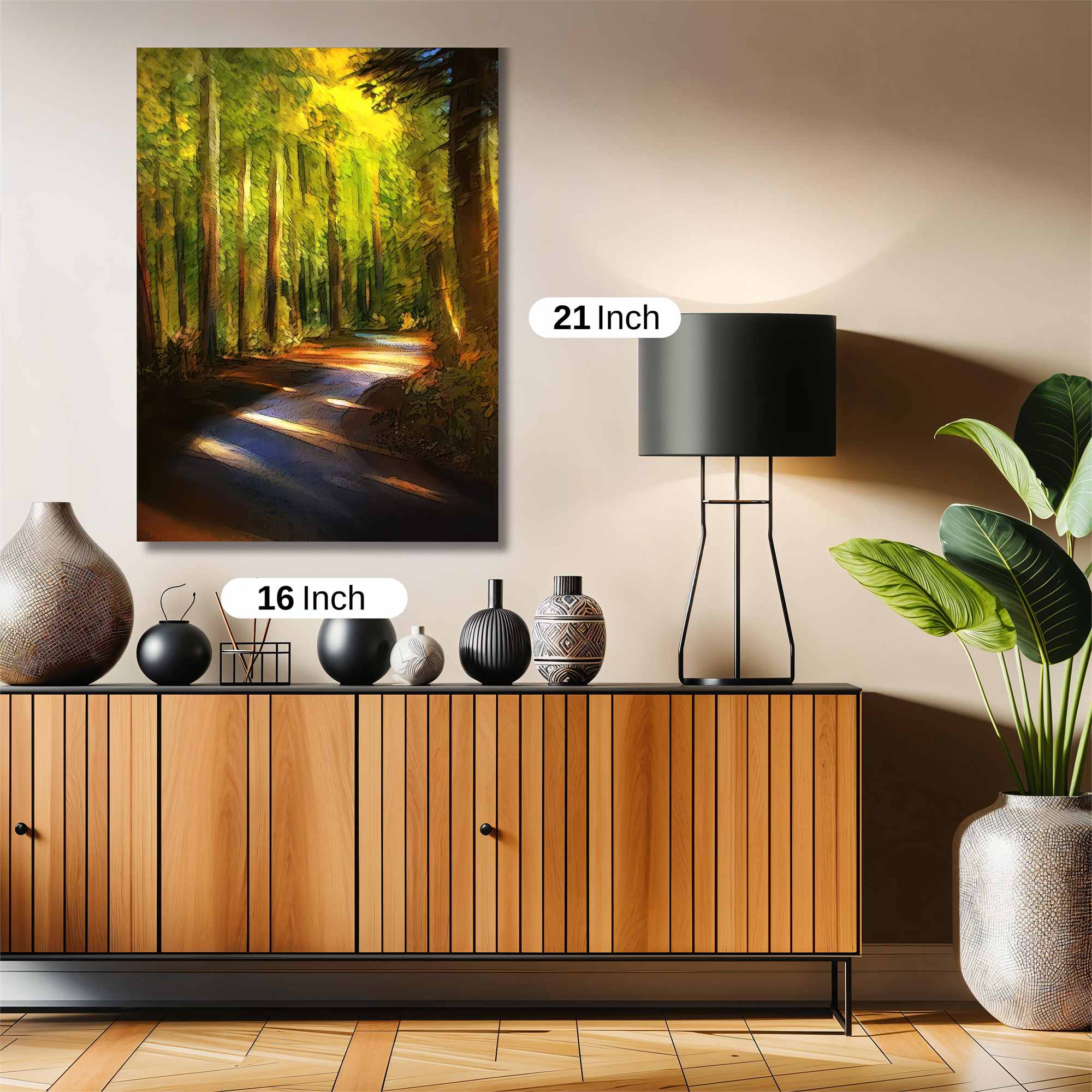 Sunlit Serenity Safe Wall Magnetic / M