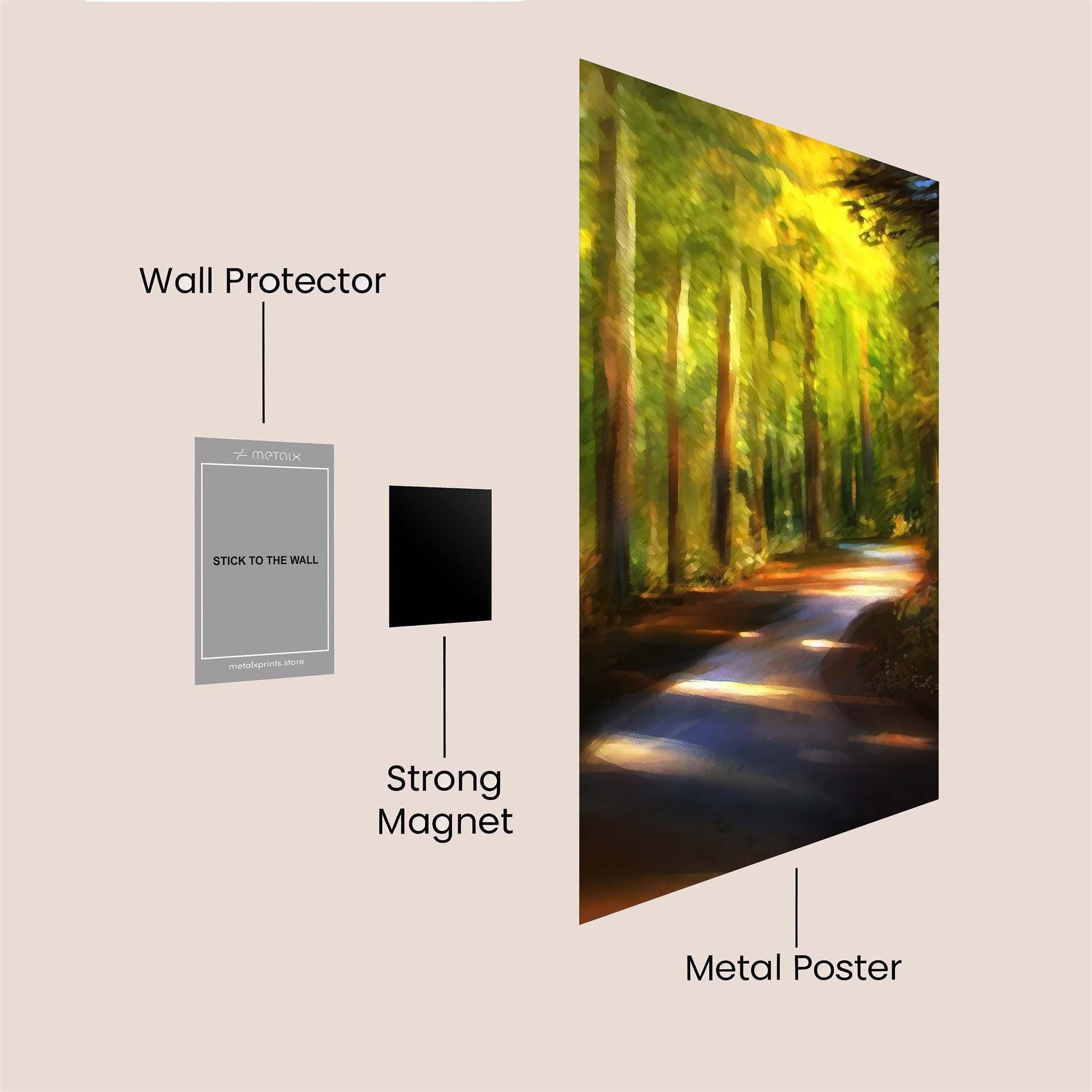 Forest Glow Safe Wall Magnetic / M