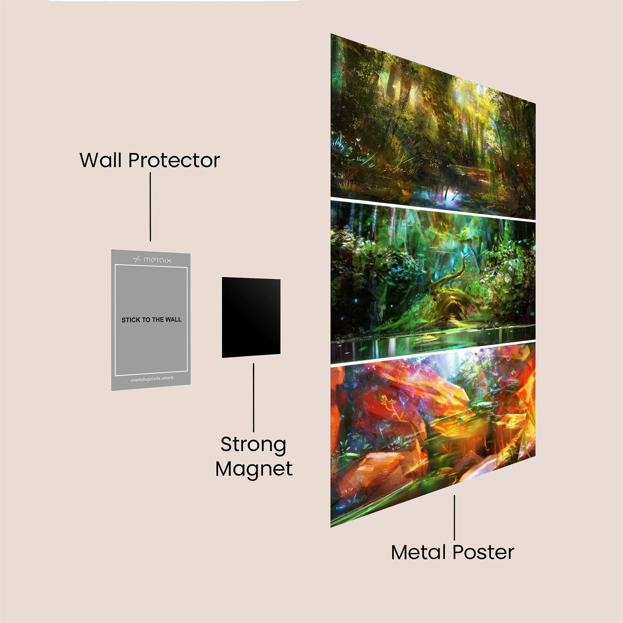 Jungle Dream Safe Wall Magnetic / M
