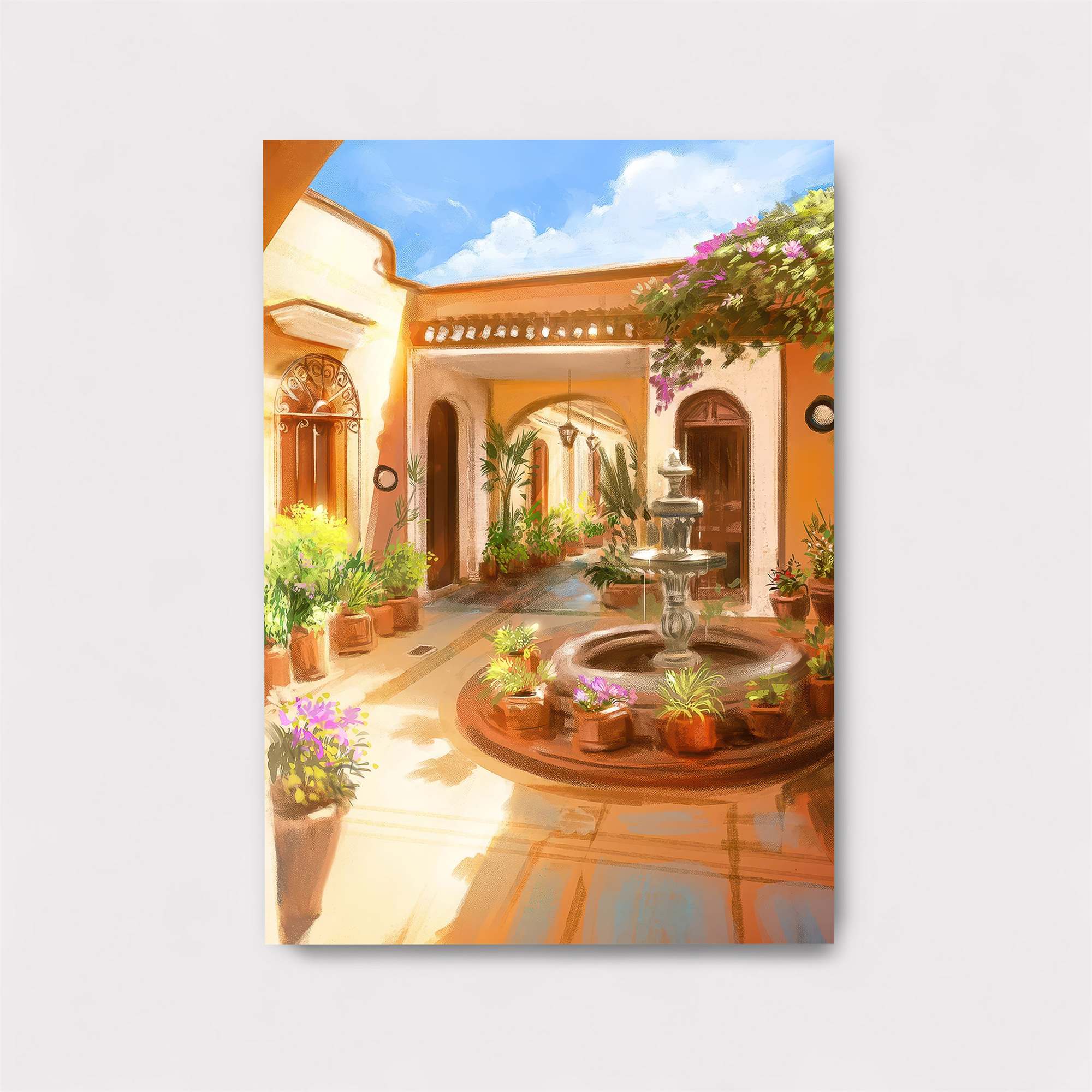 Courtyard Serenity Safe Wall Magnetic / M