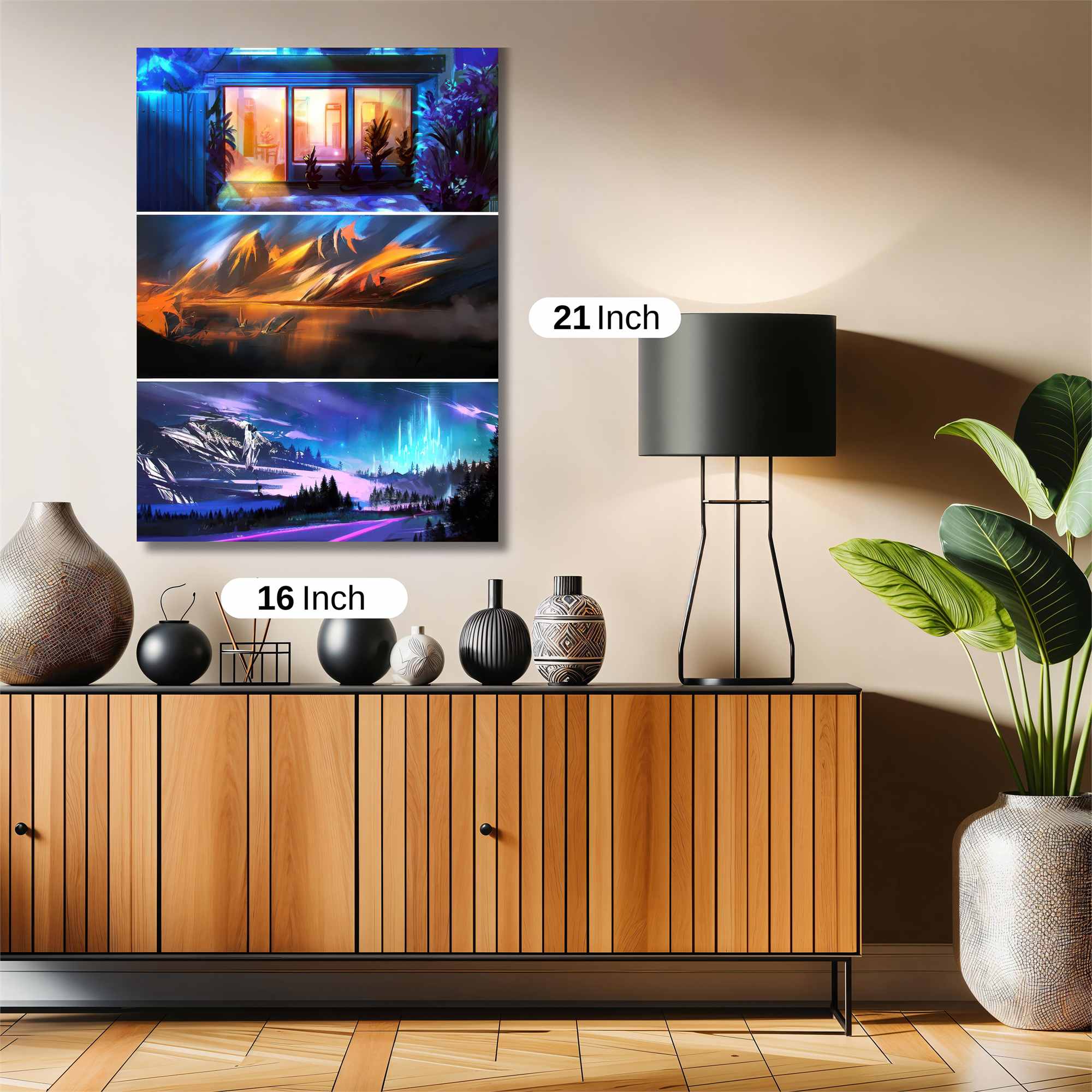 Aurora Dreamscape Safe Wall Magnetic / M