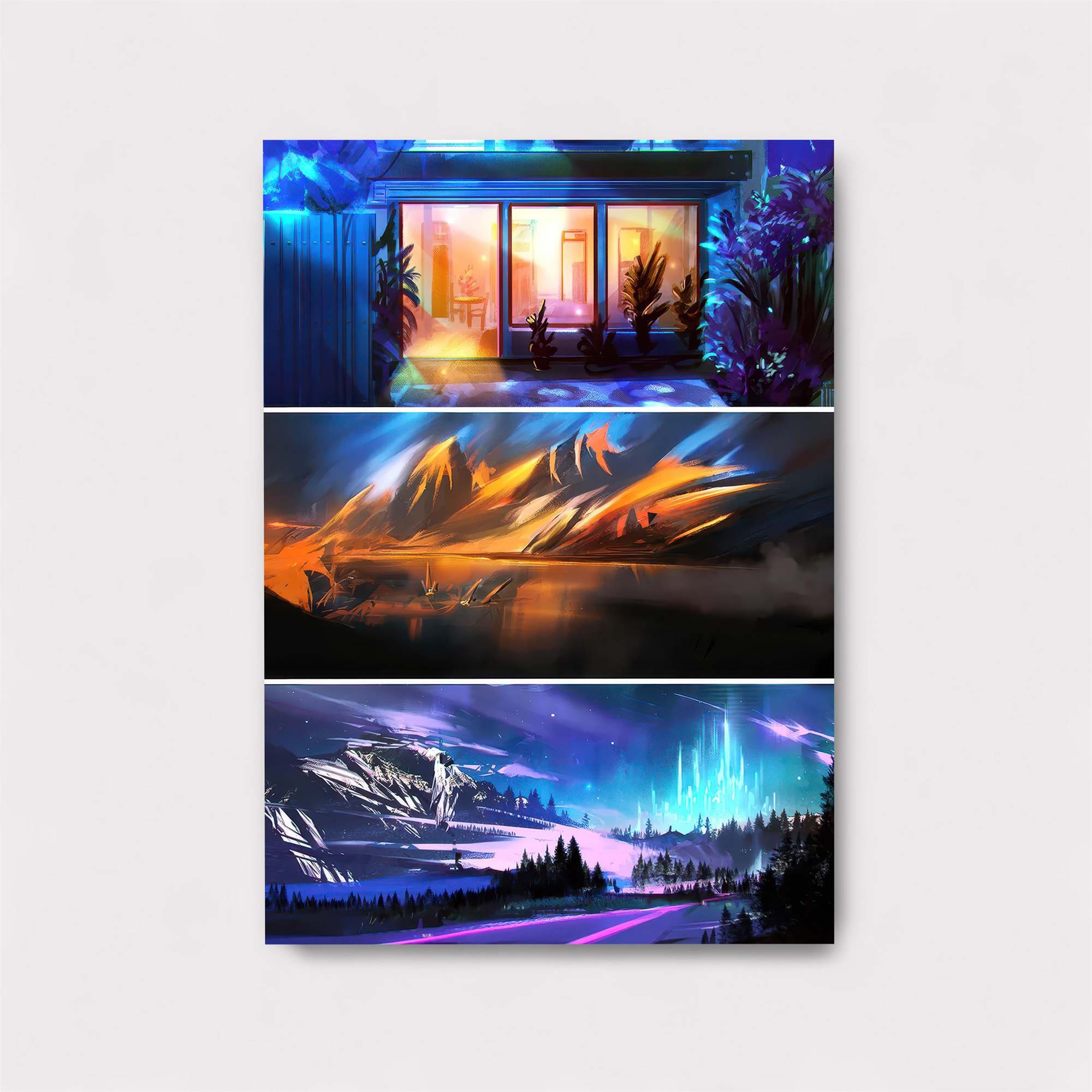 Aurora Dreamscape Safe Wall Magnetic / M