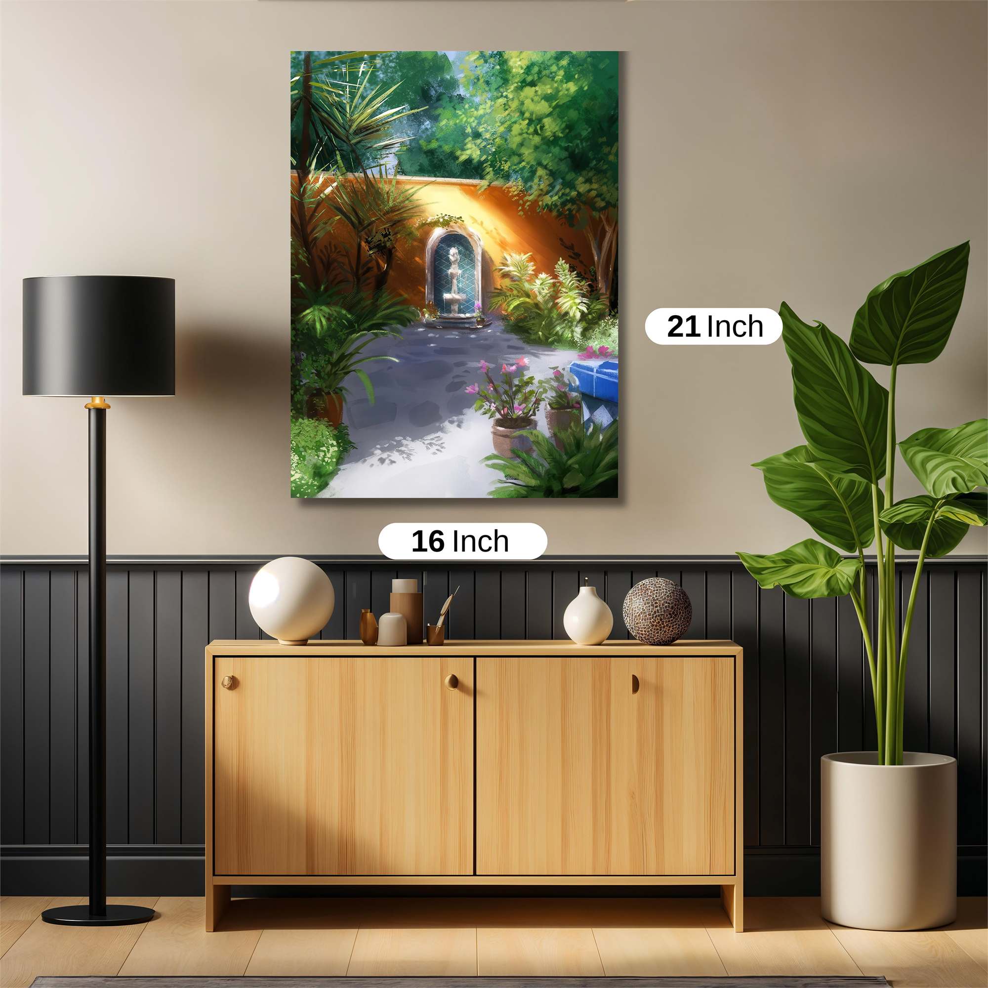 Garden Serenity Safe Wall Magnetic / M