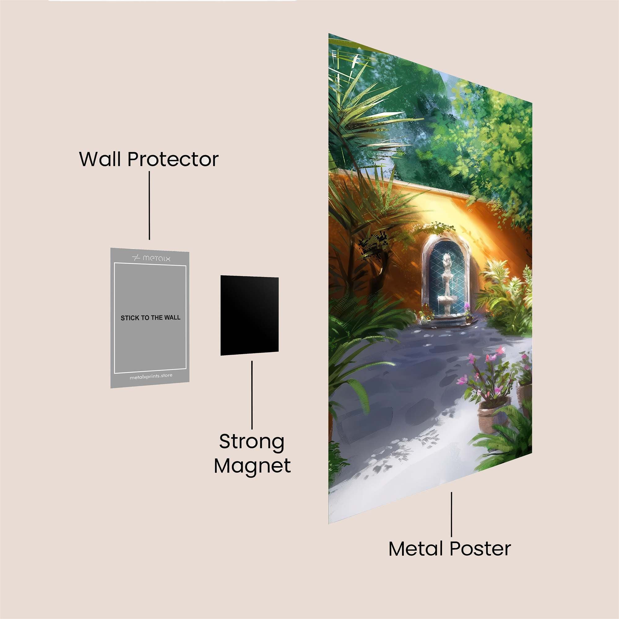 Garden Serenity Safe Wall Magnetic / M