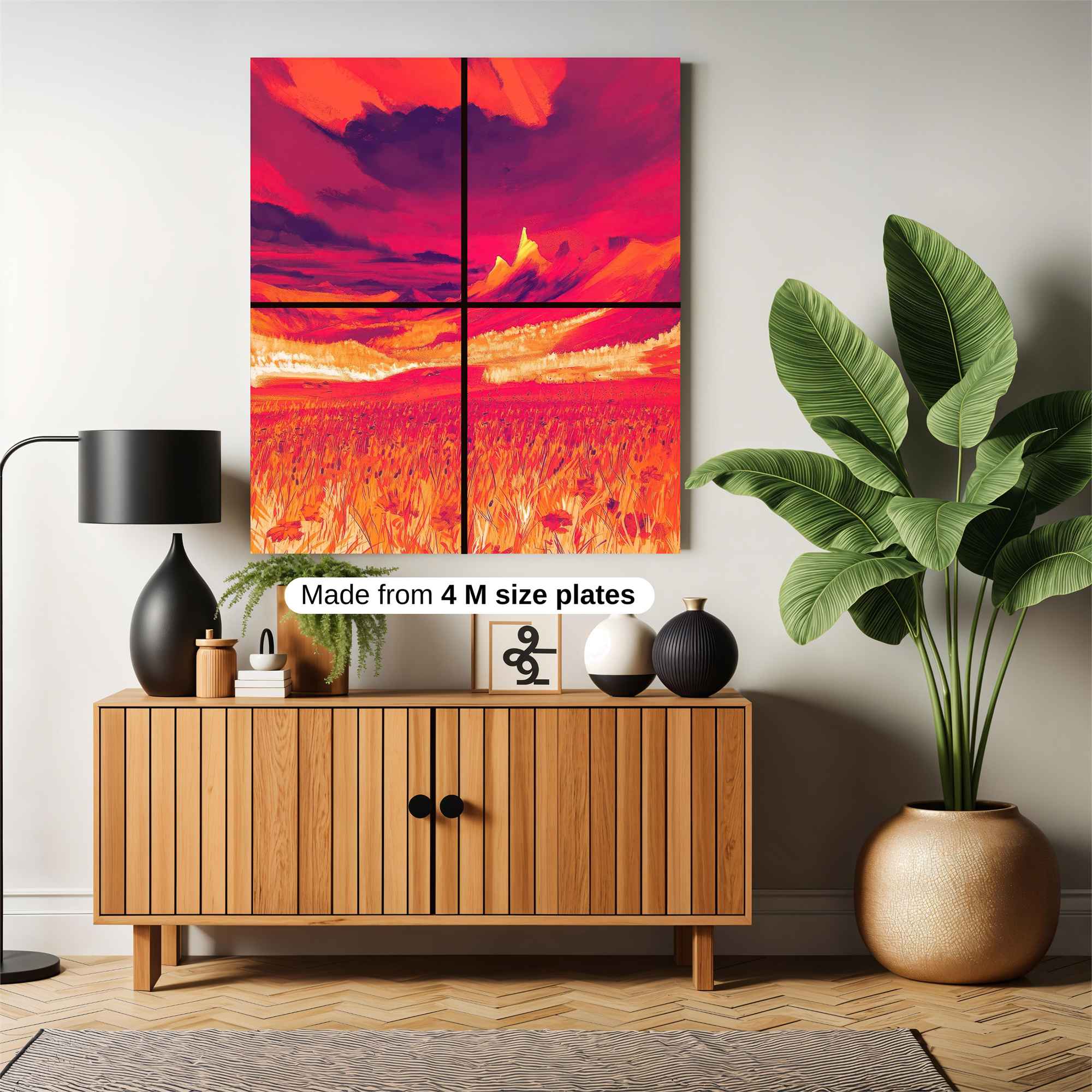 Sunset Blaze Safe Wall Magnetic / M