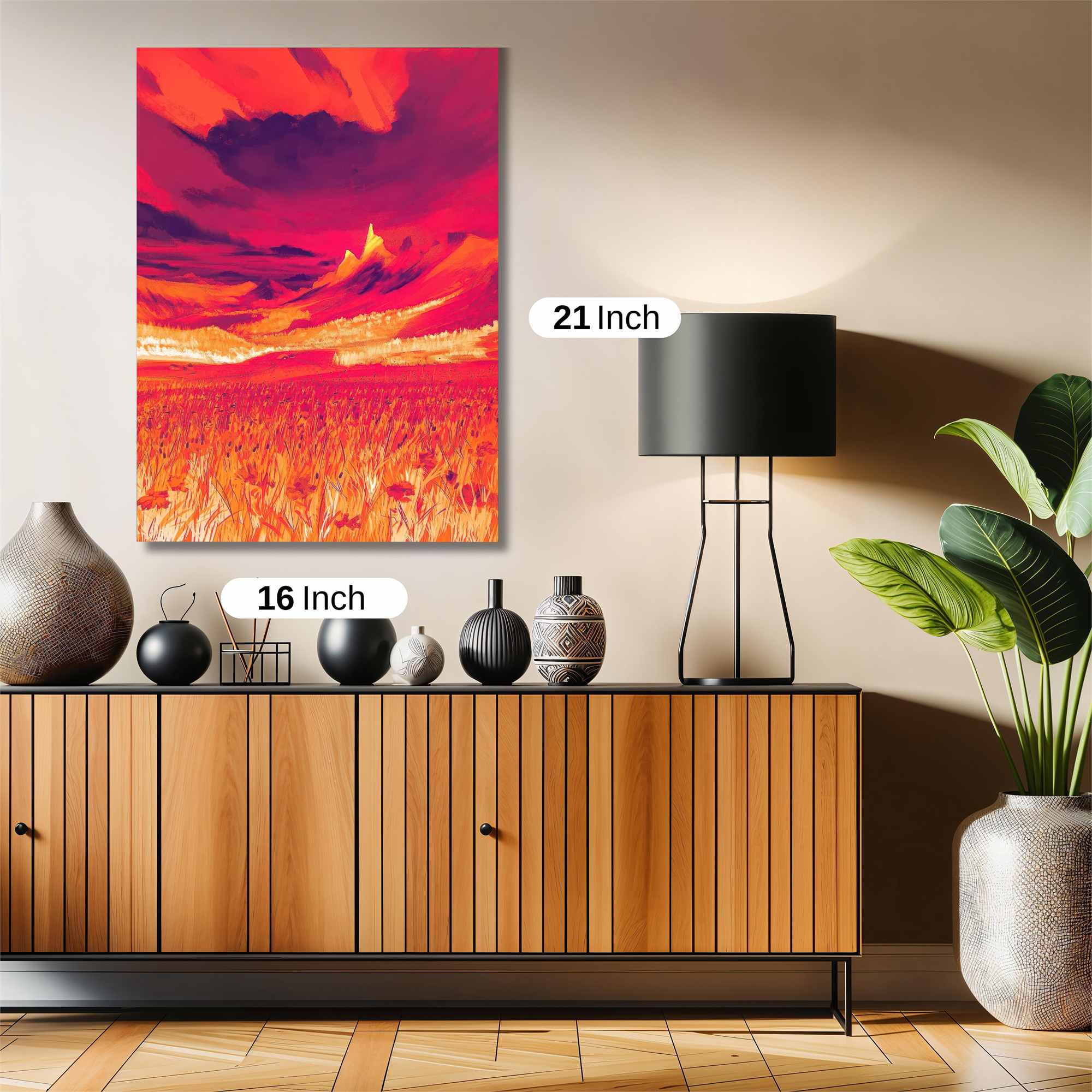 Sunset Blaze Safe Wall Magnetic / M