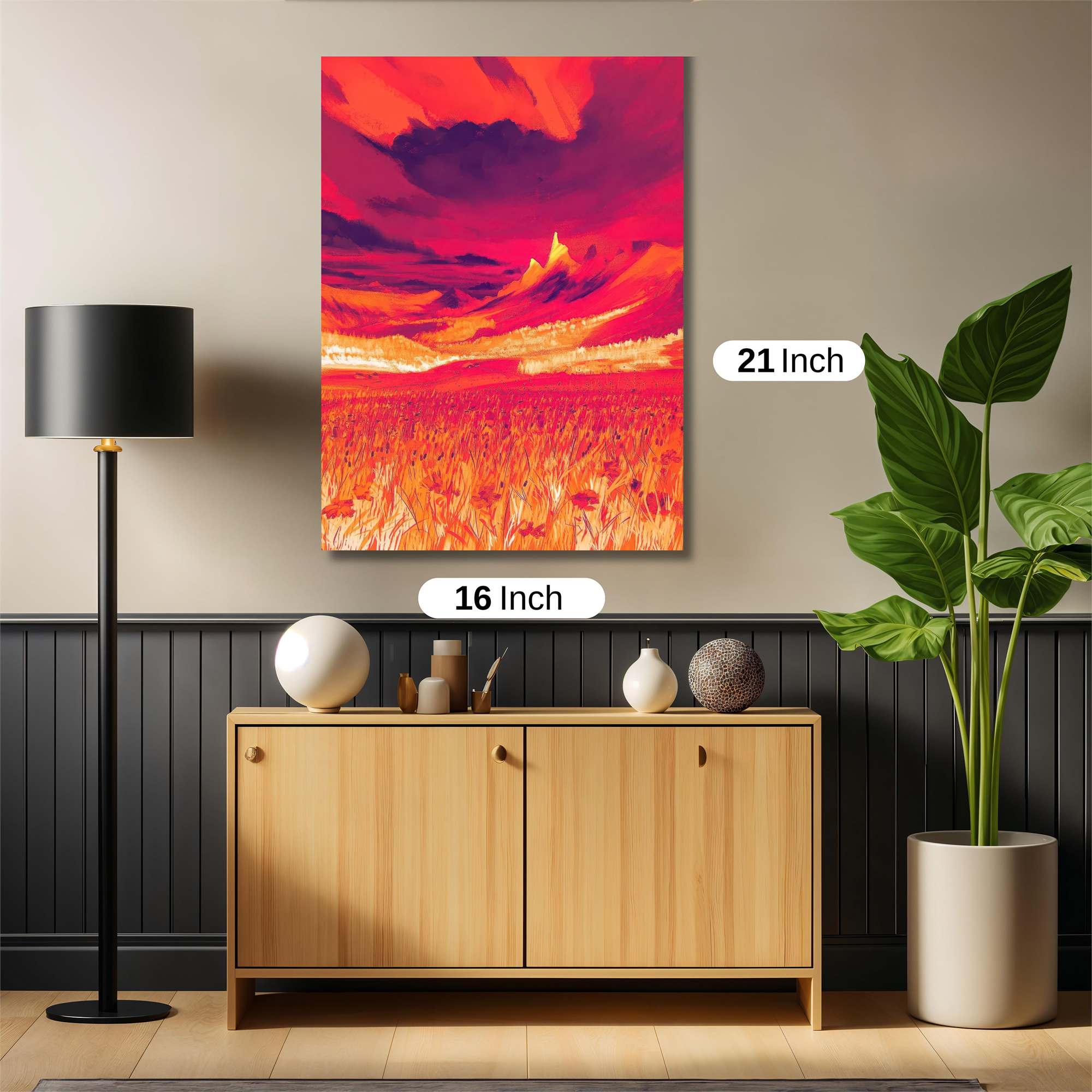 Sunset Blaze Safe Wall Magnetic / M