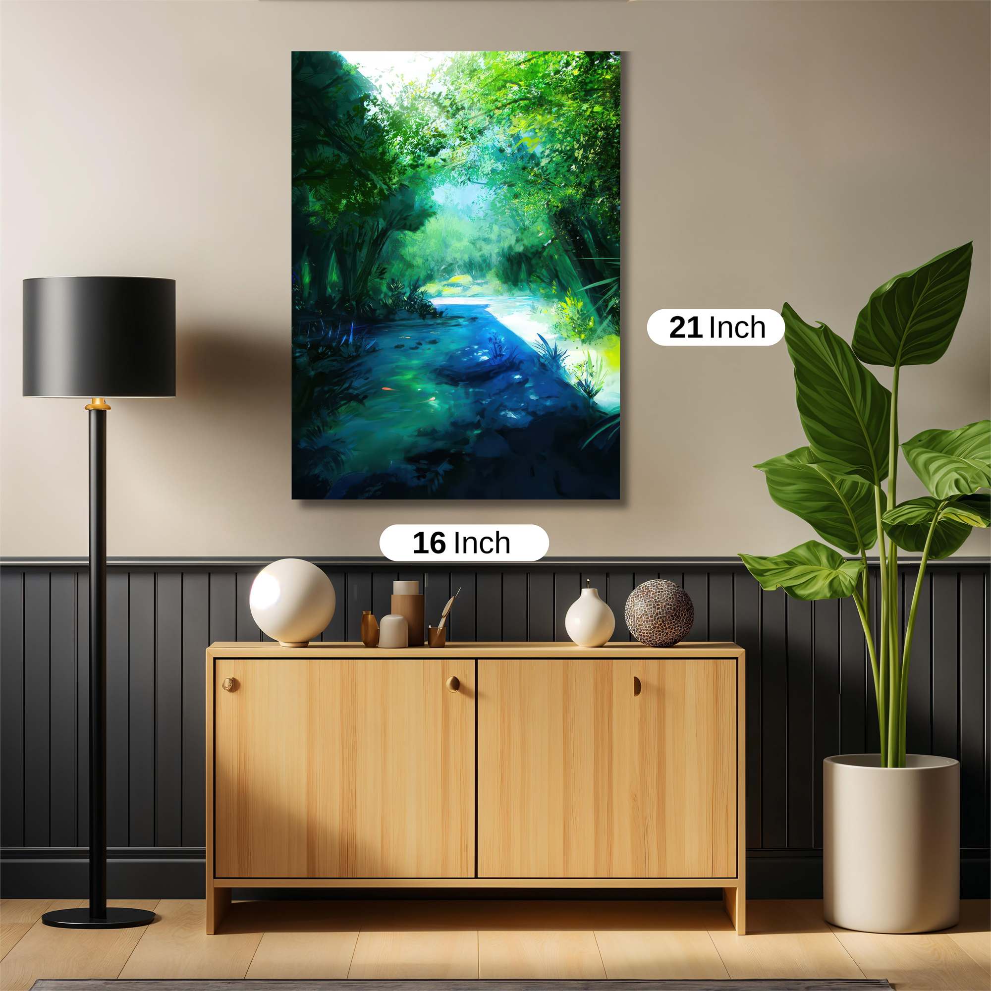 Forest Serenity Safe Wall Magnetic / M