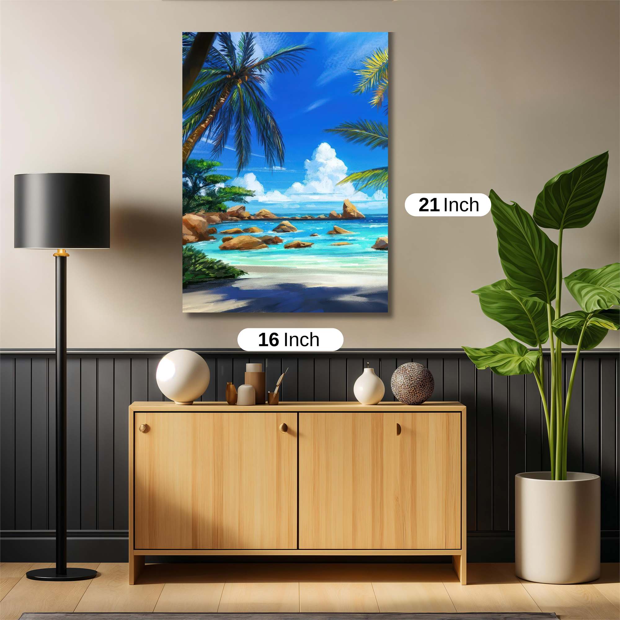 Tropical Bliss Safe Wall Magnetic / M