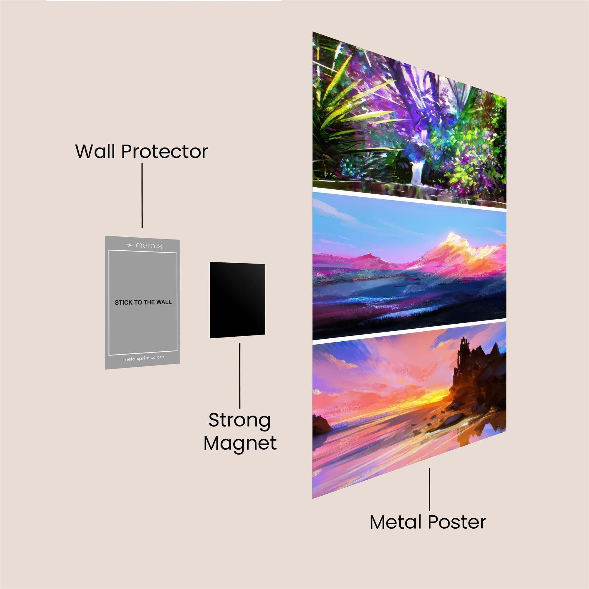 Jungle Radiance Safe Wall Magnetic / M