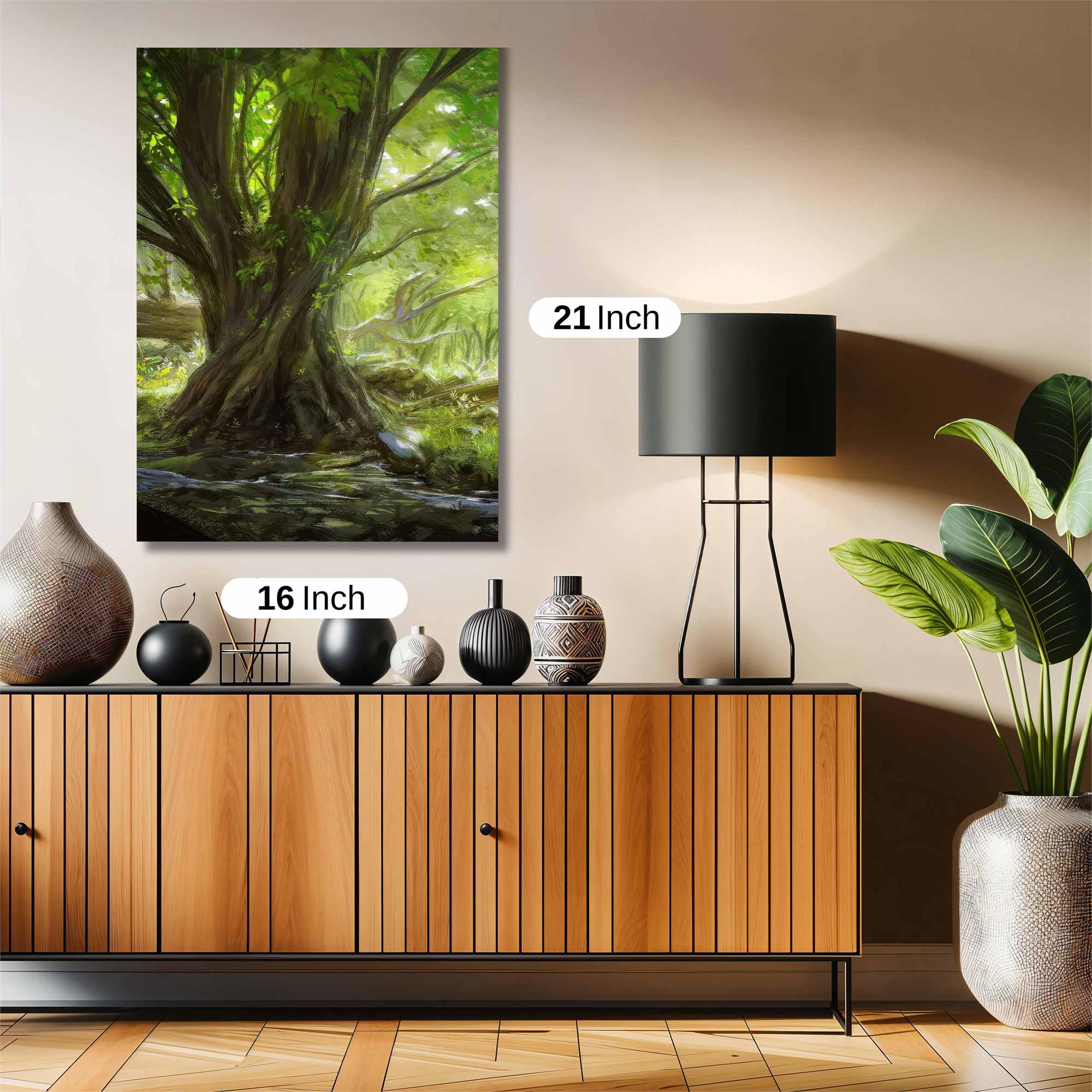 Ancient Serenity Safe Wall Magnetic / M