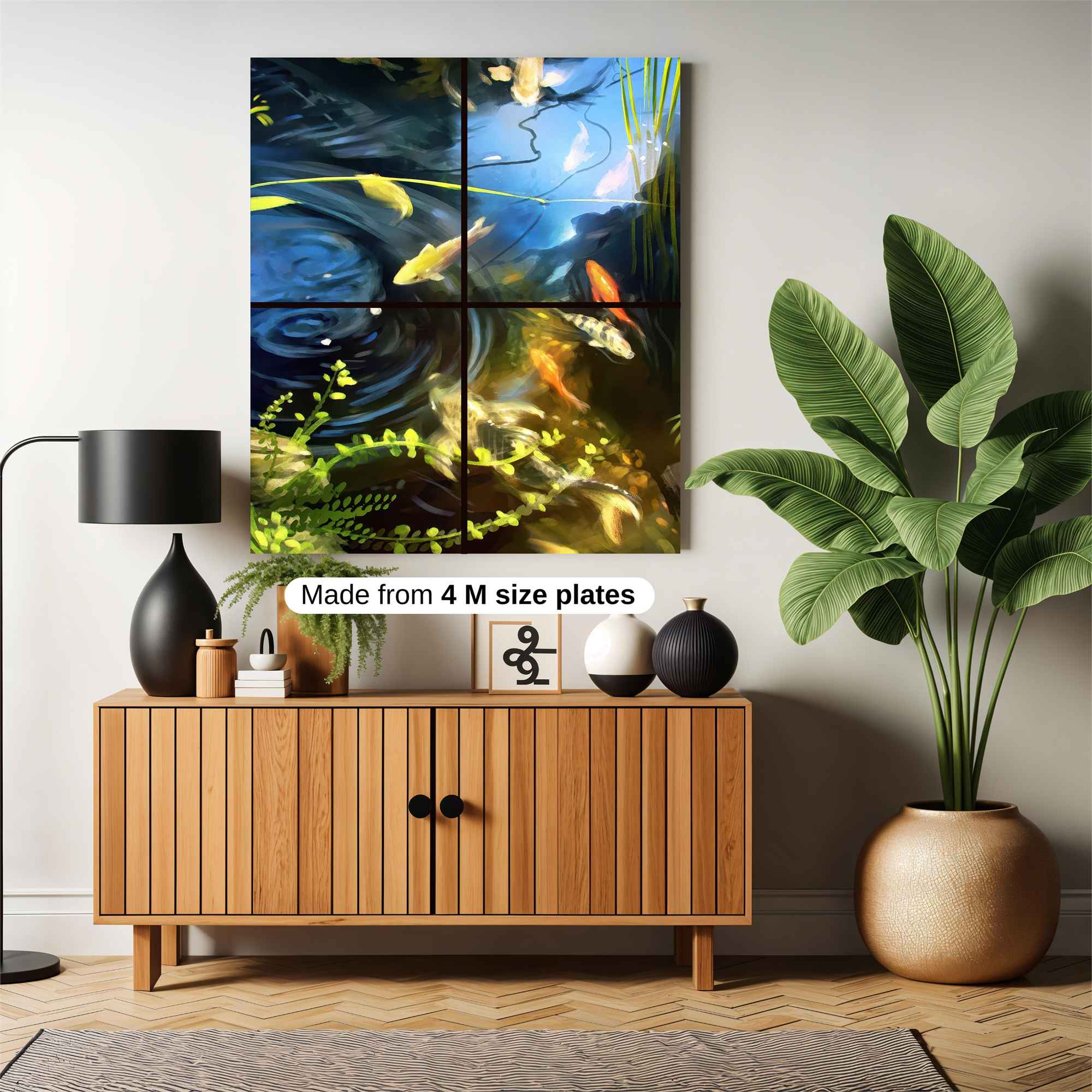 Koi Whirl Safe Wall Magnetic / M