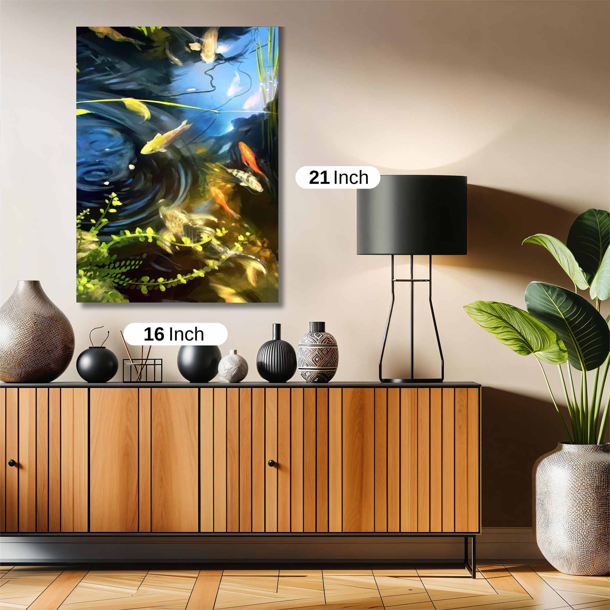 Koi Whirl Safe Wall Magnetic / M