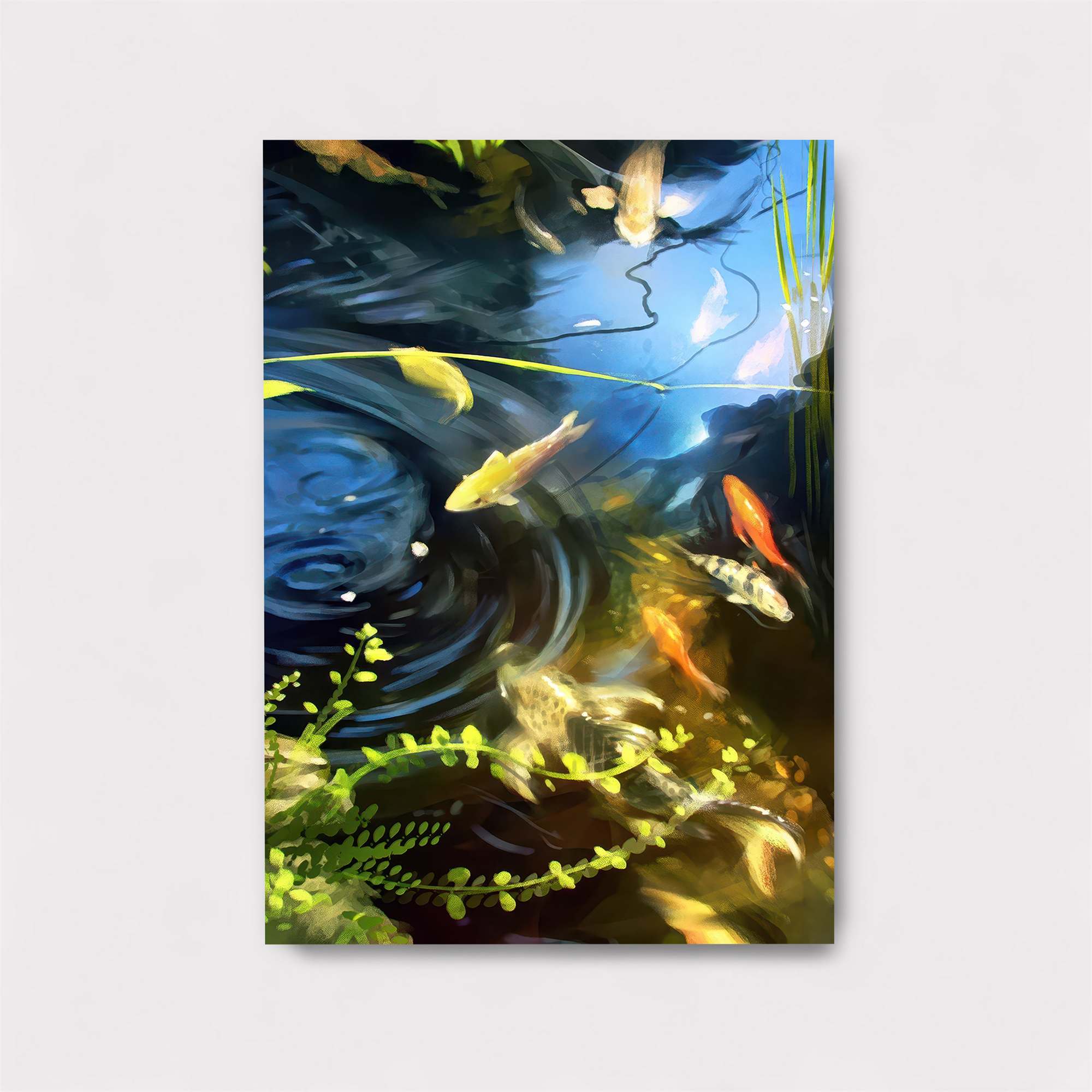 Koi Whirl Safe Wall Magnetic / M