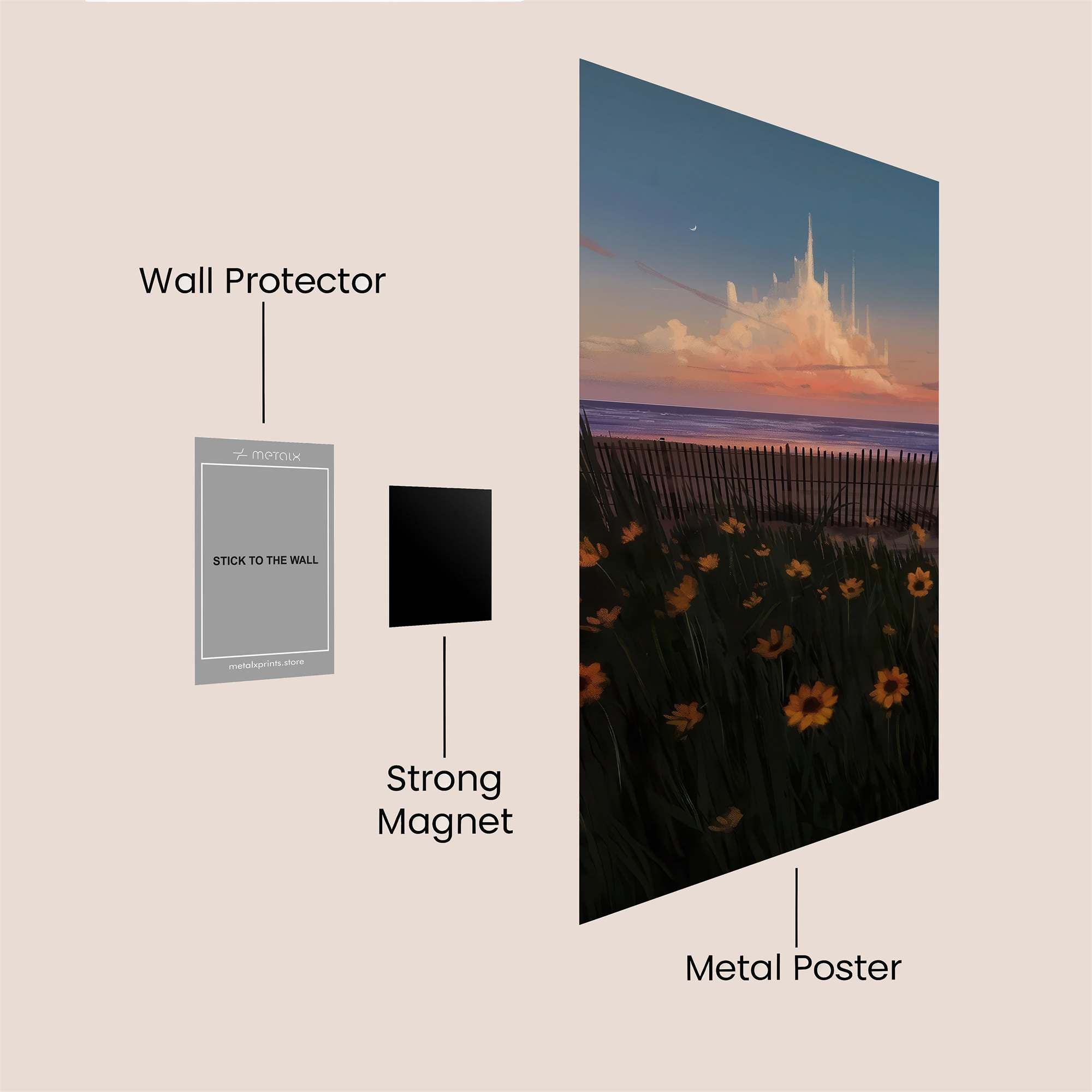 Castle Dream Safe Wall Magnetic / M