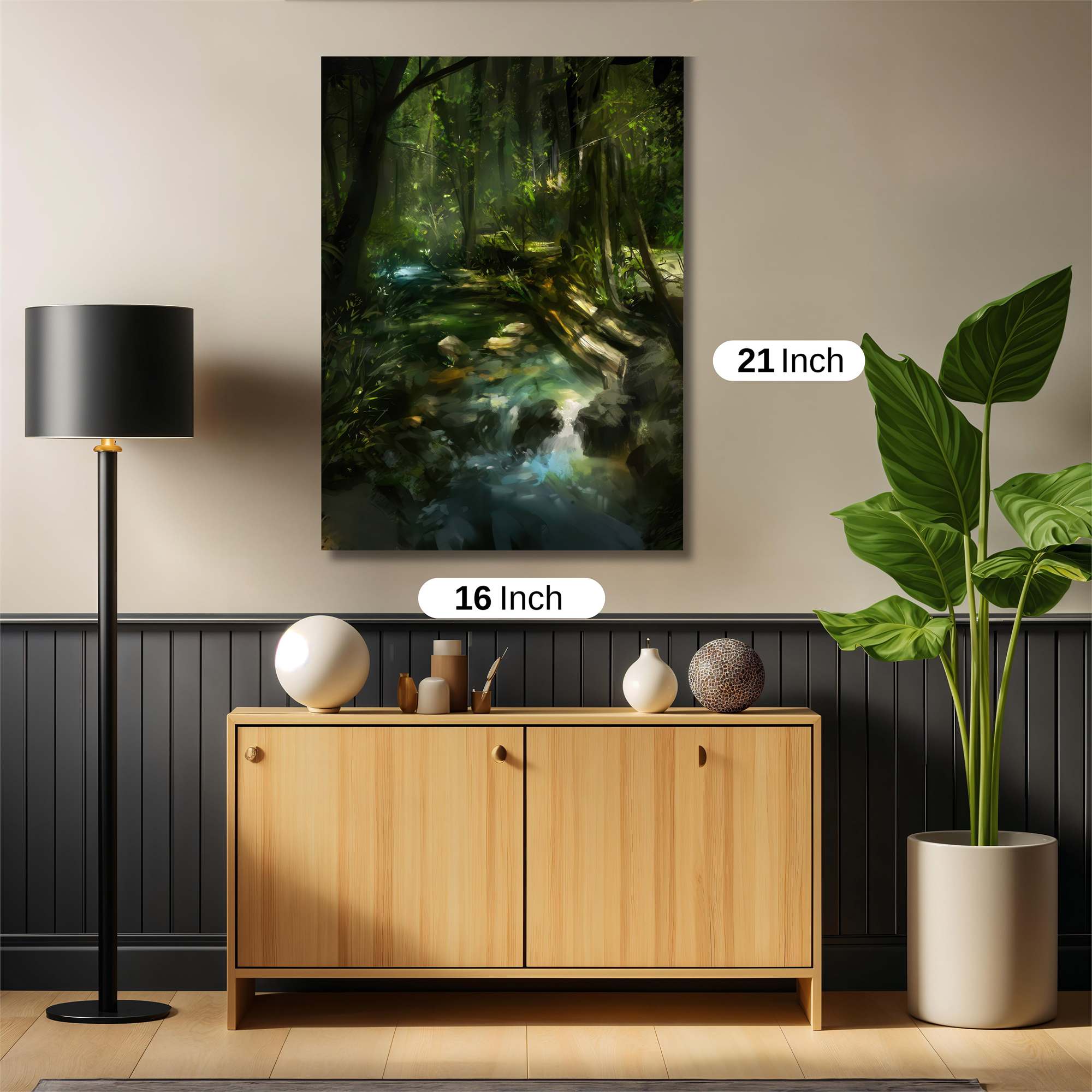 Jungle Serenity Safe Wall Magnetic / M