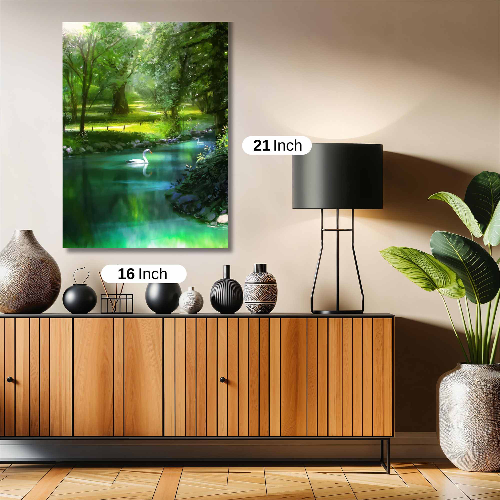 Swan Serenity Safe Wall Magnetic / M