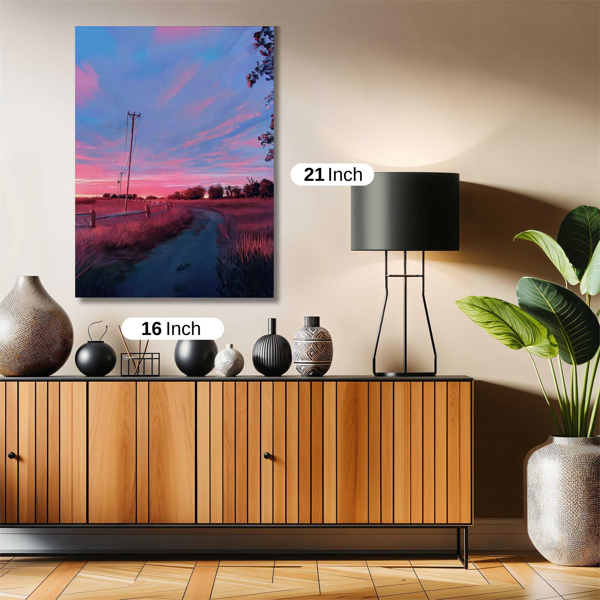 Sunset Serenity Safe Wall Magnetic / M