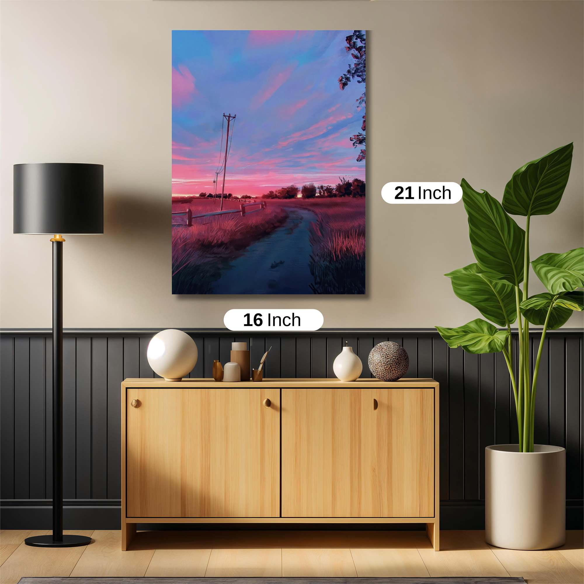 Sunset Serenity Safe Wall Magnetic / M
