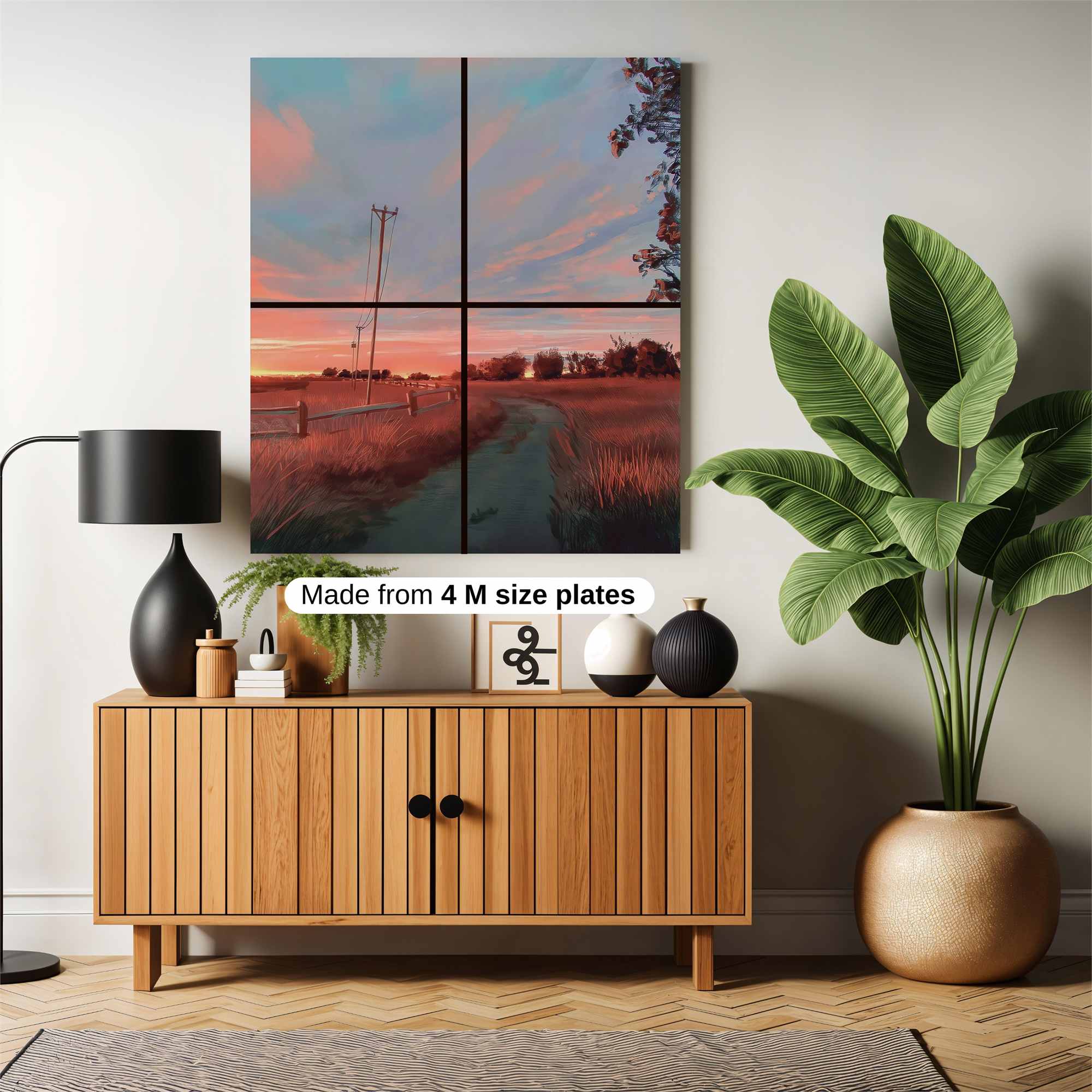 Sunset Serenity Safe Wall Magnetic / M