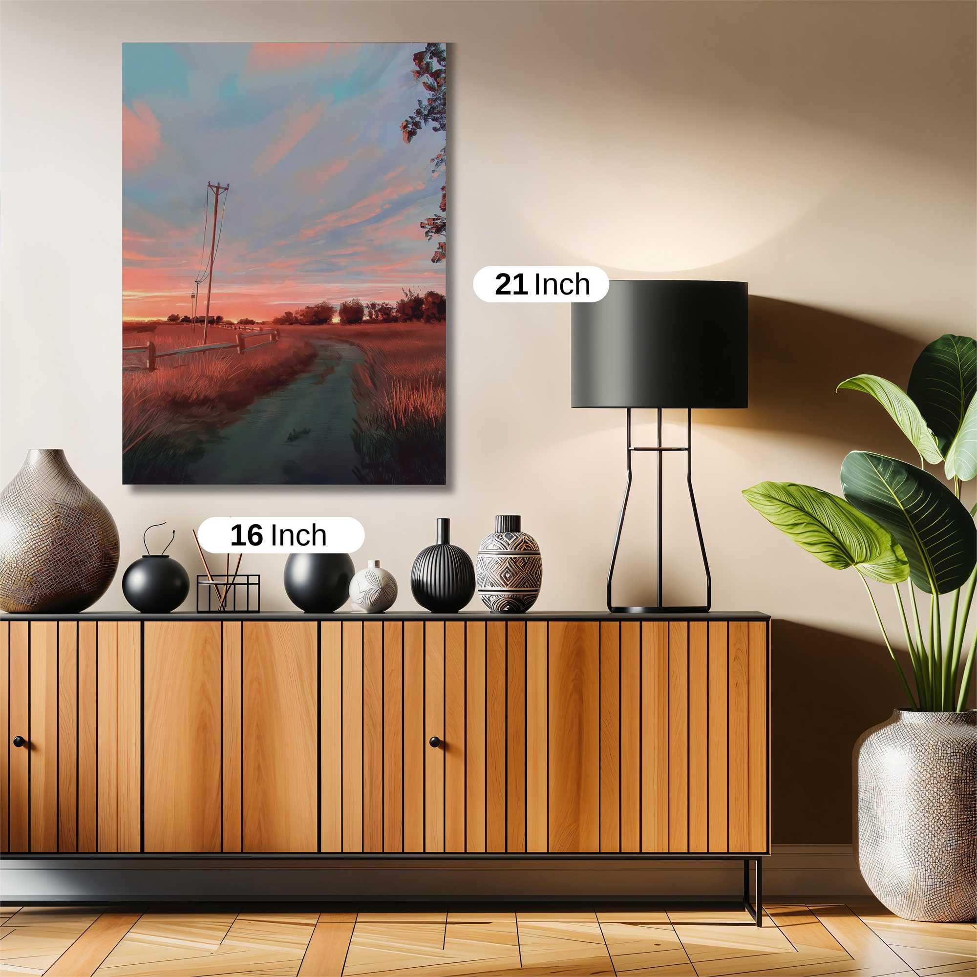 Sunset Serenity Safe Wall Magnetic / M