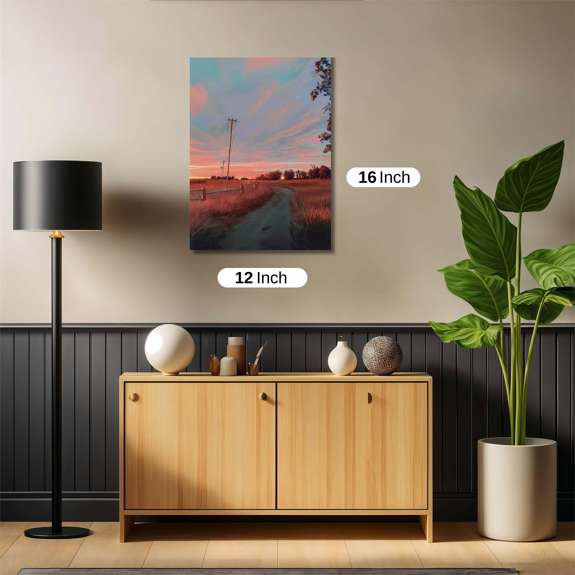 Sunset Serenity Safe Wall Magnetic / M