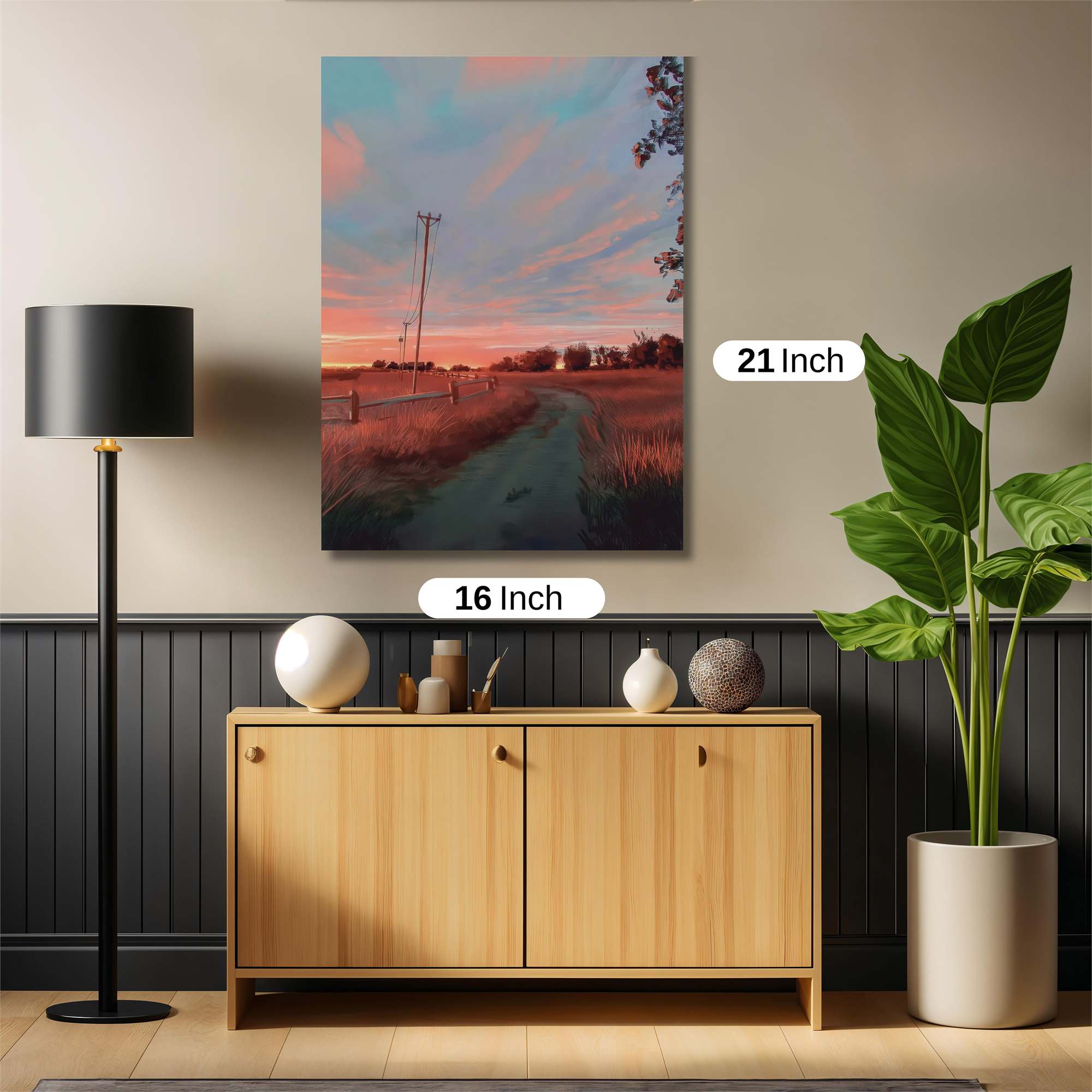 Sunset Serenity Safe Wall Magnetic / M