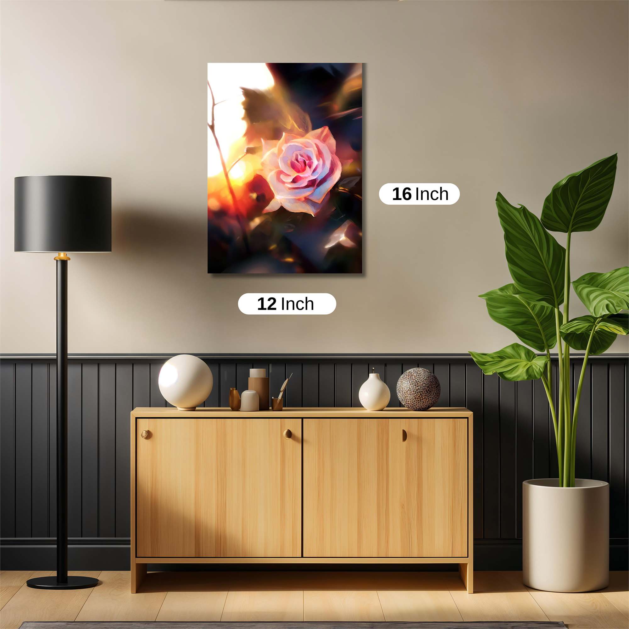 Rose Radiance Safe Wall Magnetic / M