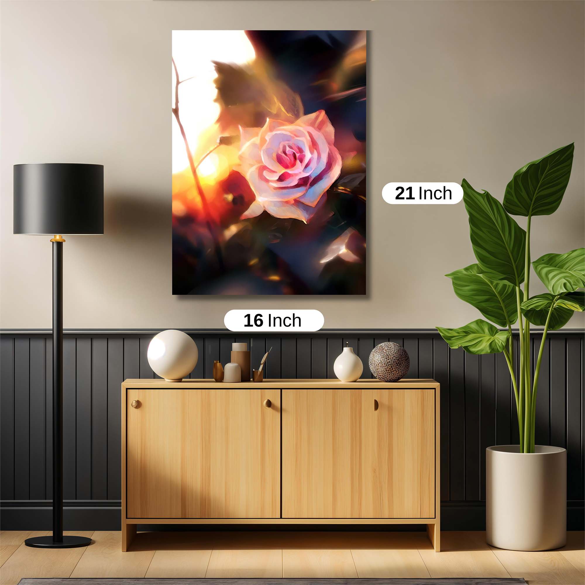 Rose Radiance Safe Wall Magnetic / M