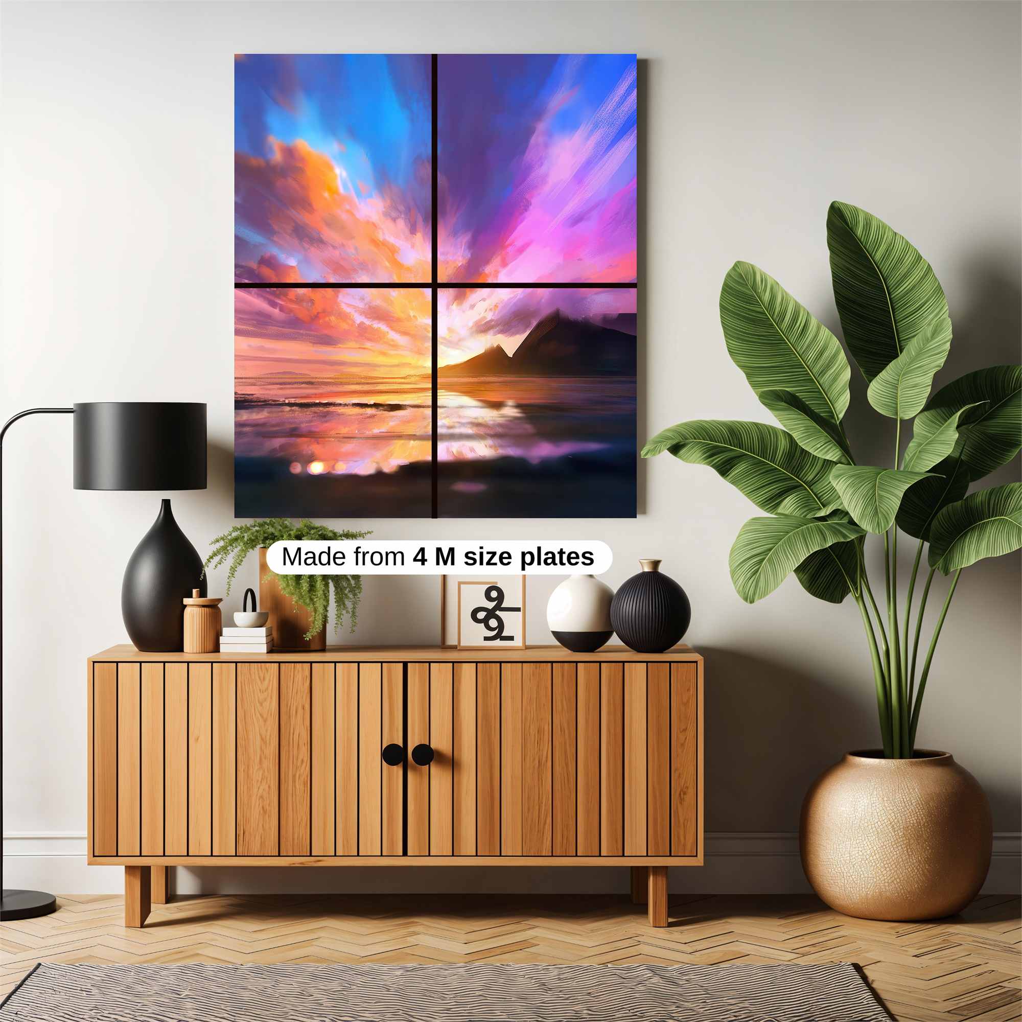 Sunset Serenity Safe Wall Magnetic / M
