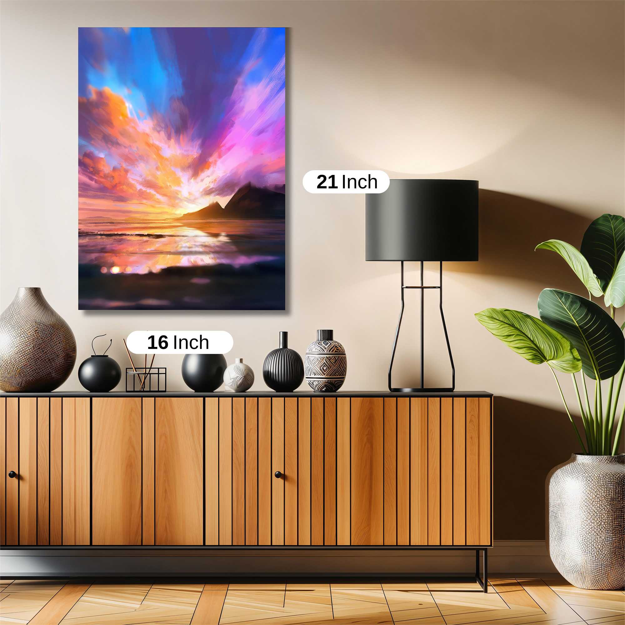 Sunset Serenity Safe Wall Magnetic / M