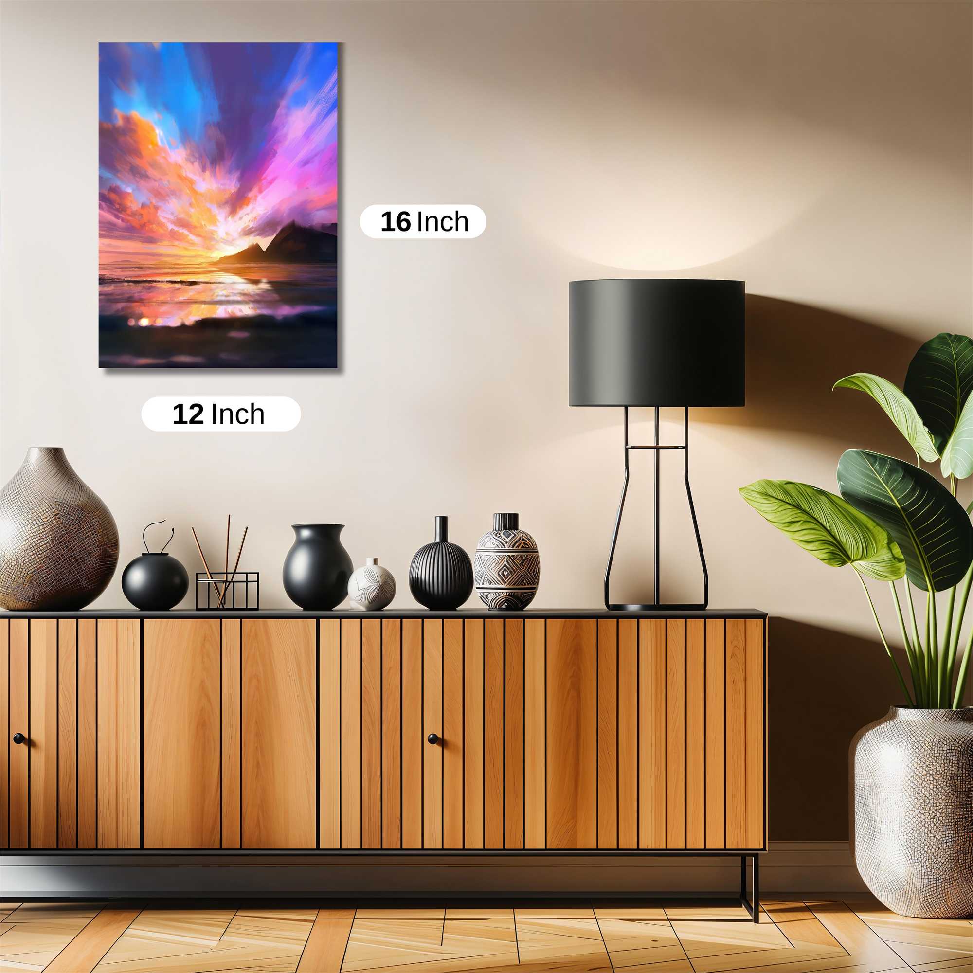 Sunset Serenity Safe Wall Magnetic / M