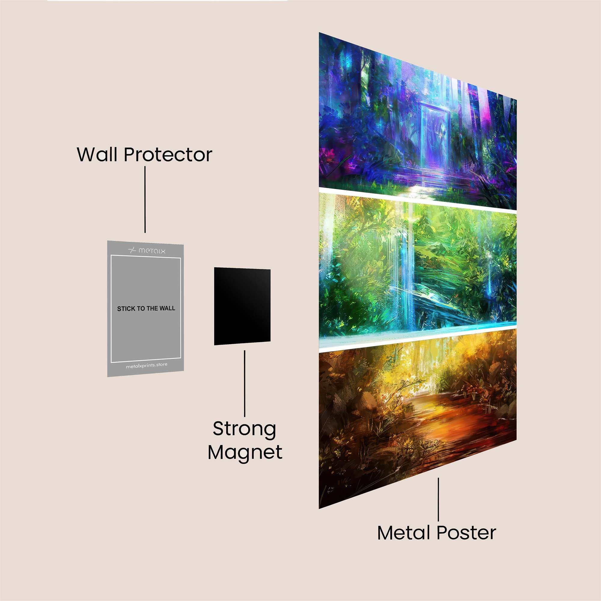 Mystic Journey Safe Wall Magnetic / M